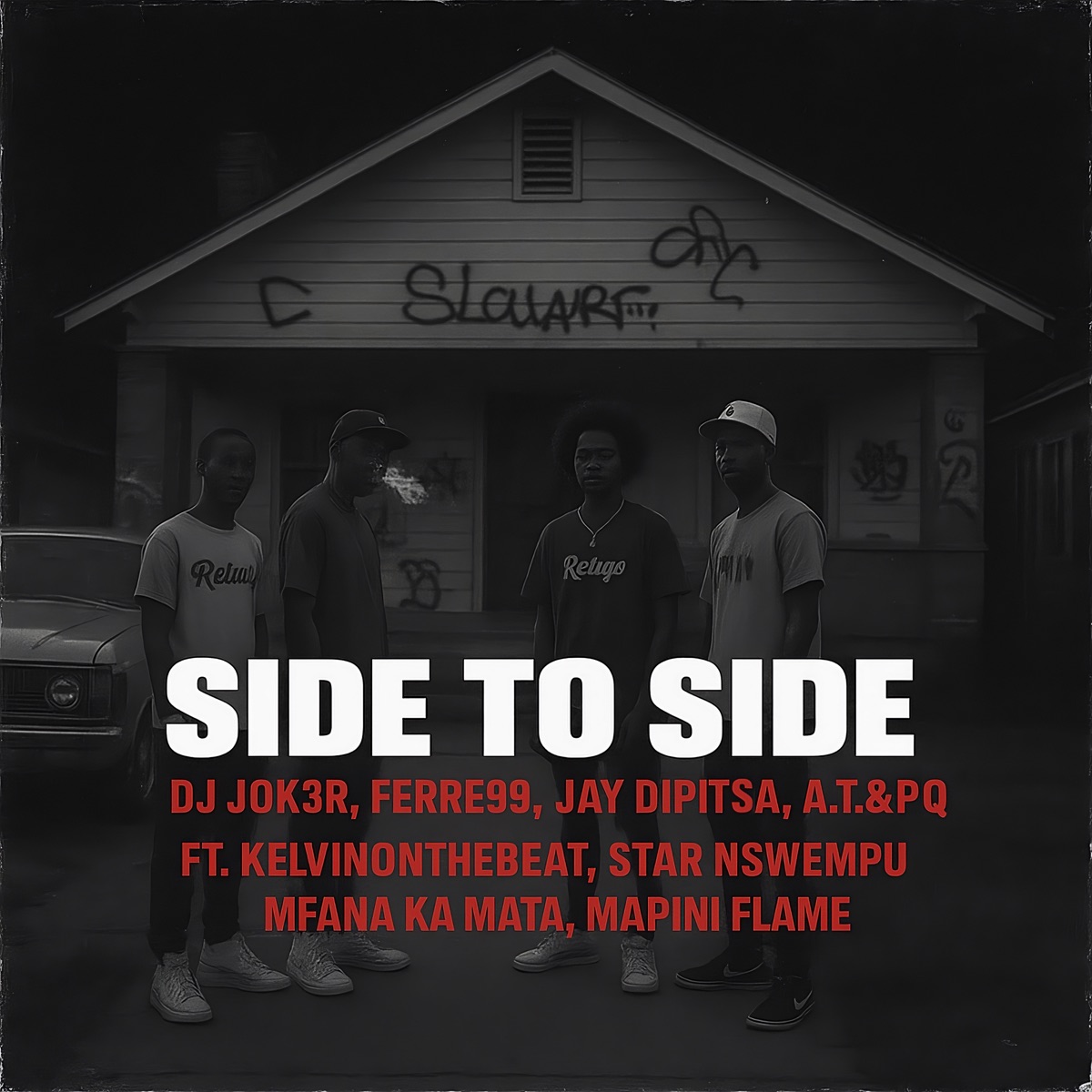 Side To Side (feat. KelvinOnTheBeat, StaR Nswempu, Mfana Ka Mata & Mapini Flame) - Single by Dj Jok3r, Ferre99, Jay Dipitsa & A.T&PQ album cover