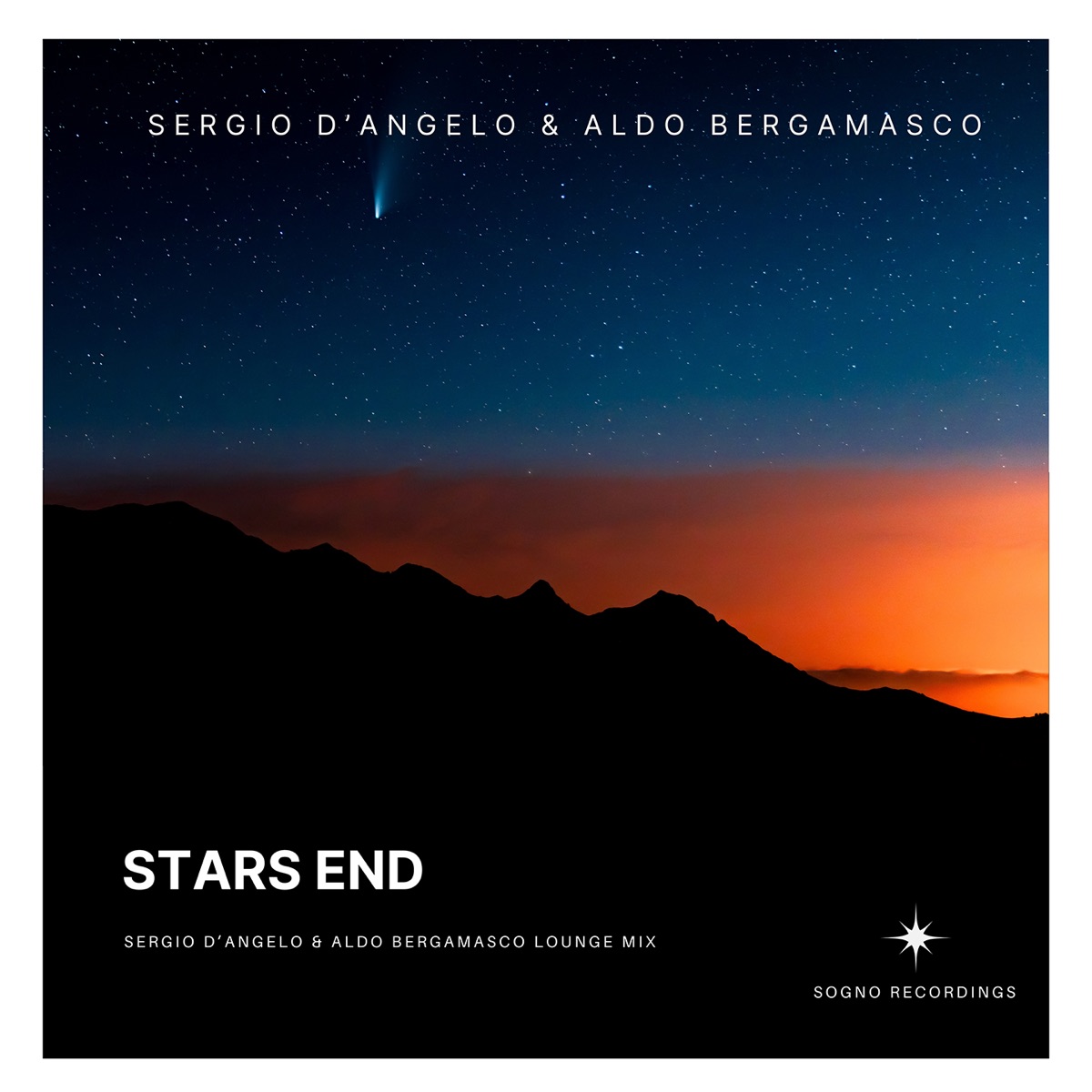 Stars End - Single by Sergio D'Angelo & Aldo Bergamasco album cover
