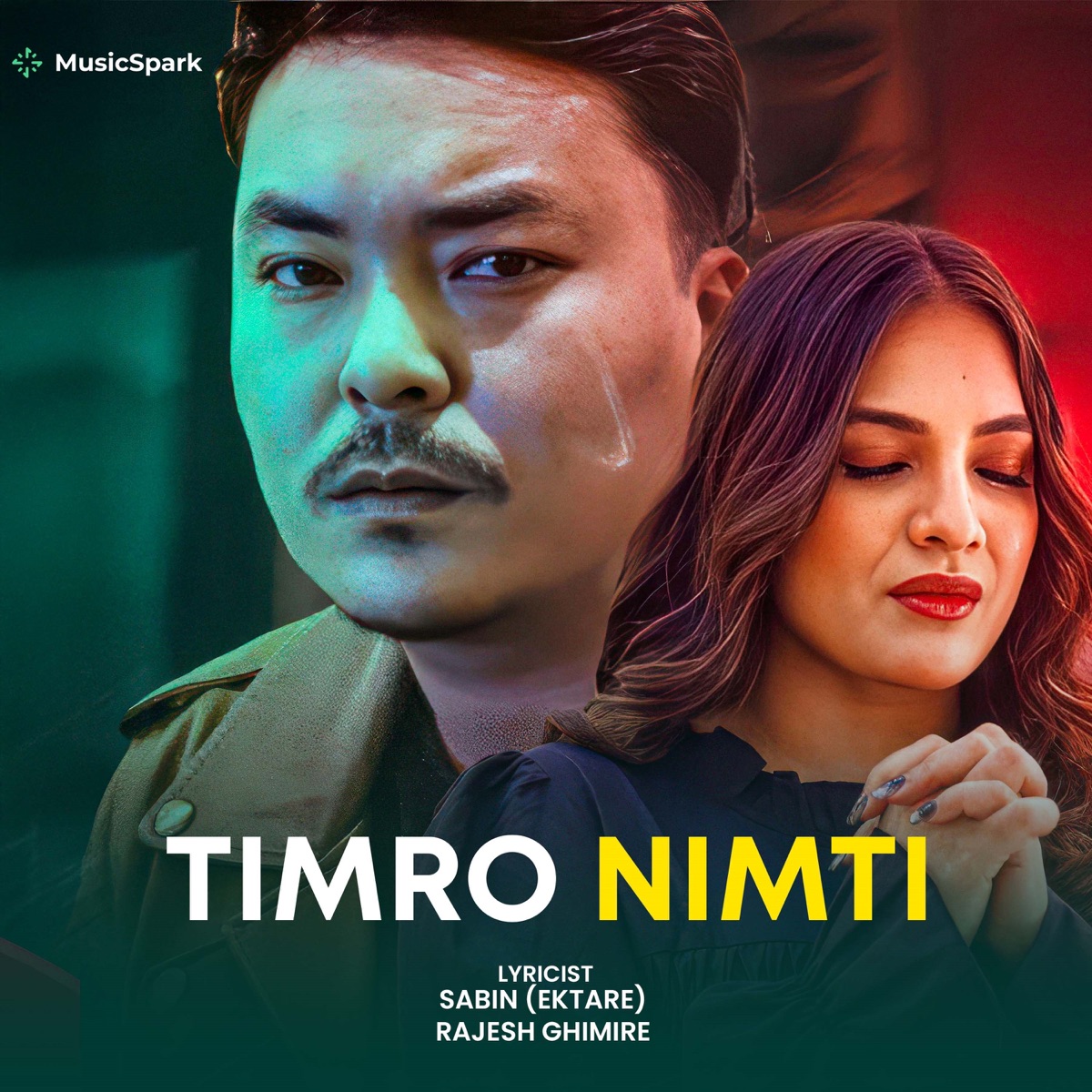 Timro Nimti - Single by Hemanta Rana album cover
