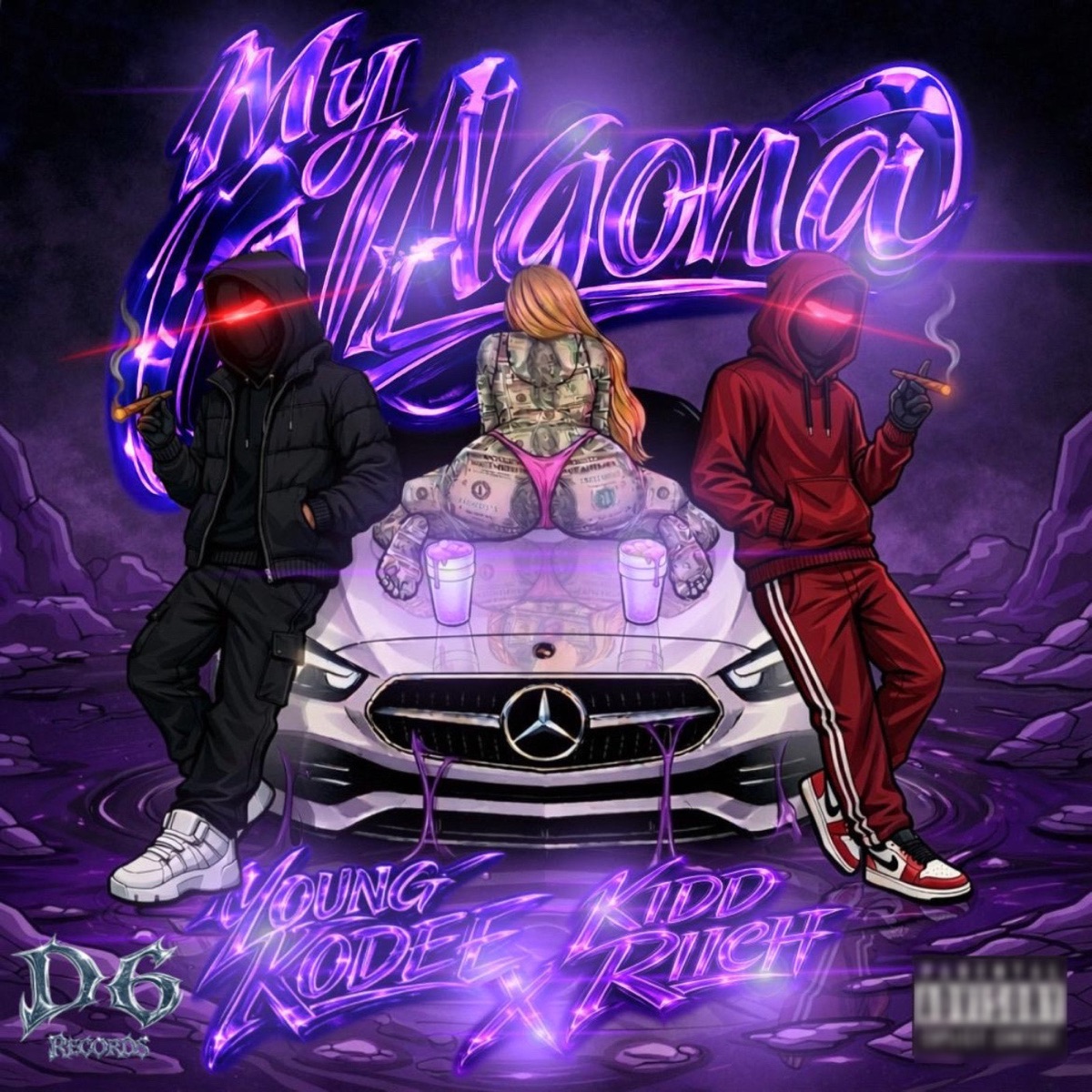 My Nalgona - Single by Young Kodee, KiddRiich & Saint sato album cover
