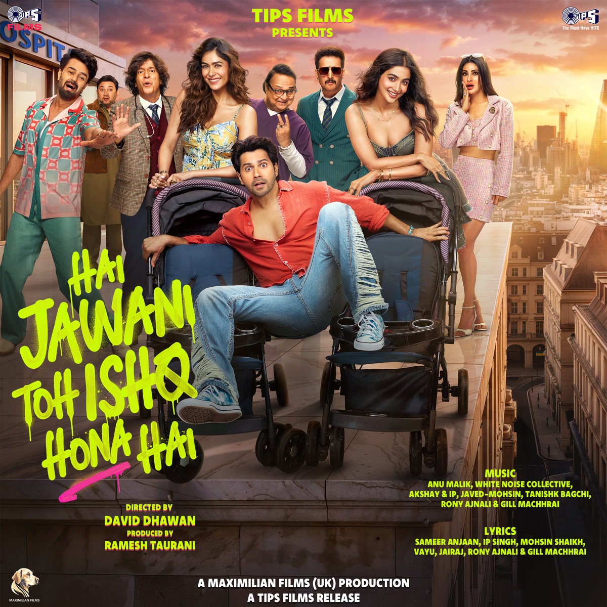 Hai Jawani Toh Ishq Hona Hai (Original Motion Picture Soundtrack) - EP by White Noise Collectives, Akshay & IP, Tanishk Bagchi & Javed-Mohsin album cover