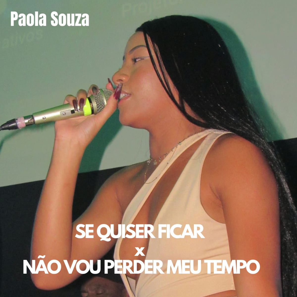 Se Quiser Ficar X Não Vou Perder Meu Tempo - Single by Paola Souza & Dan Soares NoBeat album cover