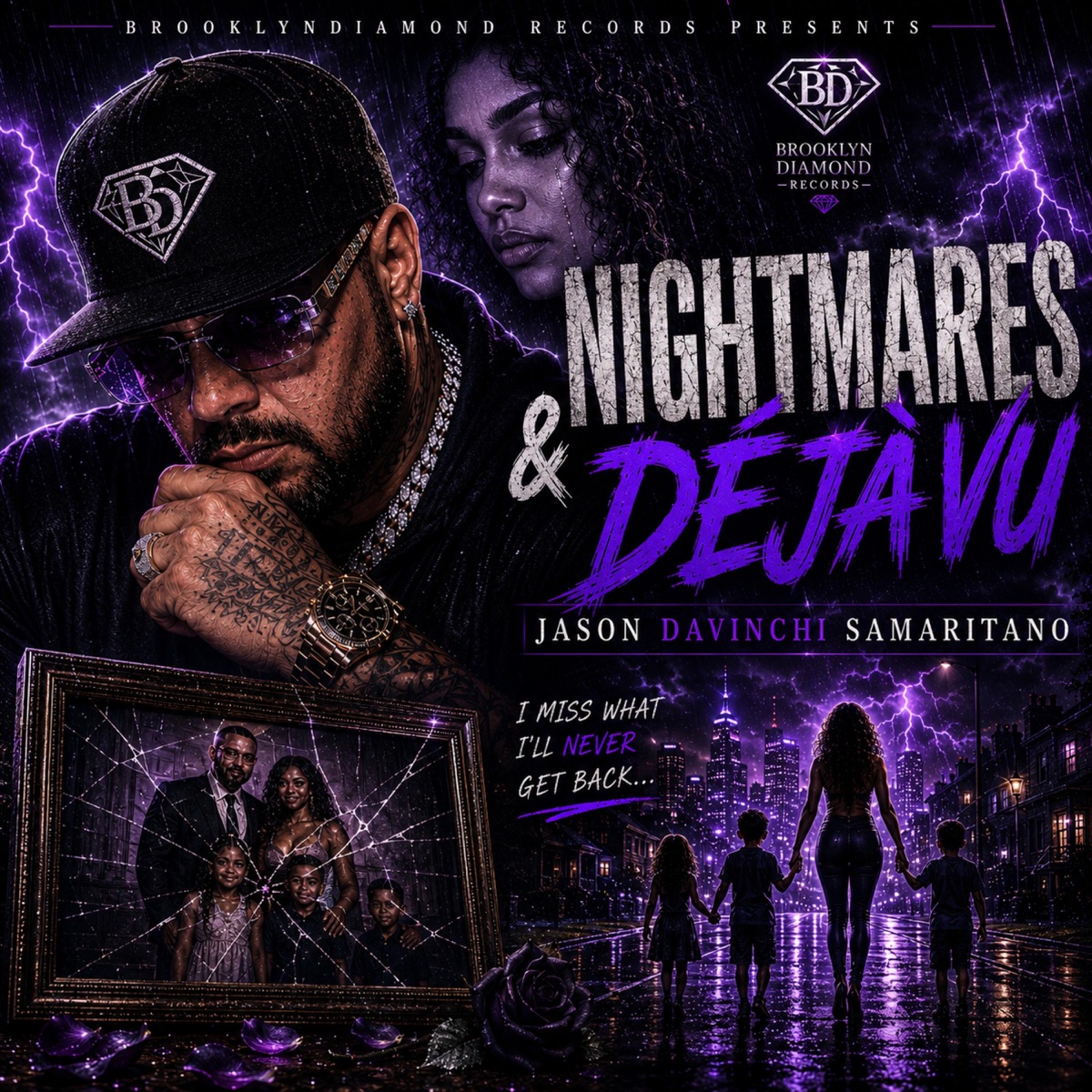 Nightmares & Deja Vu (feat. Phoenix Storm) - Single by Jason DaVinchi Samaritano album cover