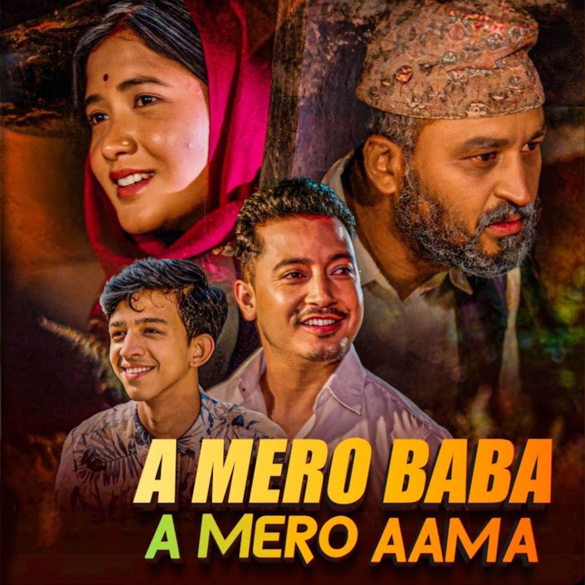 A Mero Baba A Mero Aama - Single by Bikram Chauhan album cover