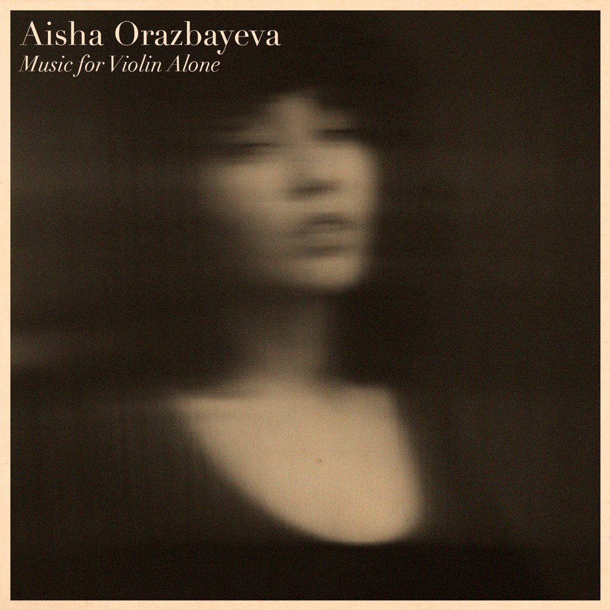 Music for Violin Alone by Aisha Orazbayeva album cover