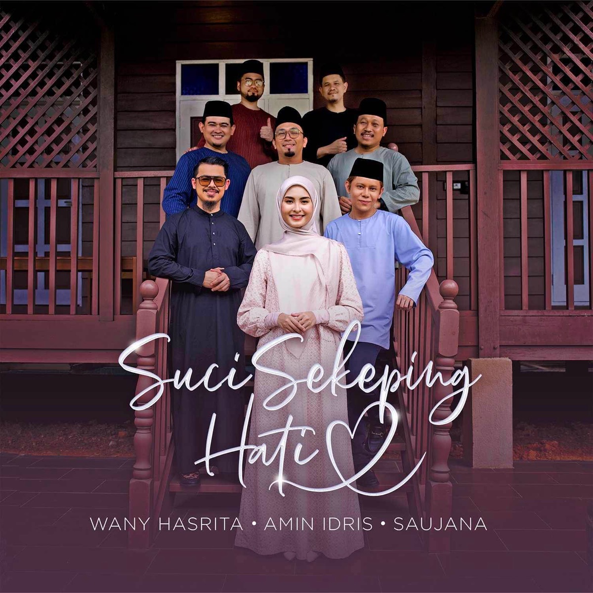 Suci Sekeping Hati 2025 - Single by Saujana, Wany Hasrita & Amin Idris album cover