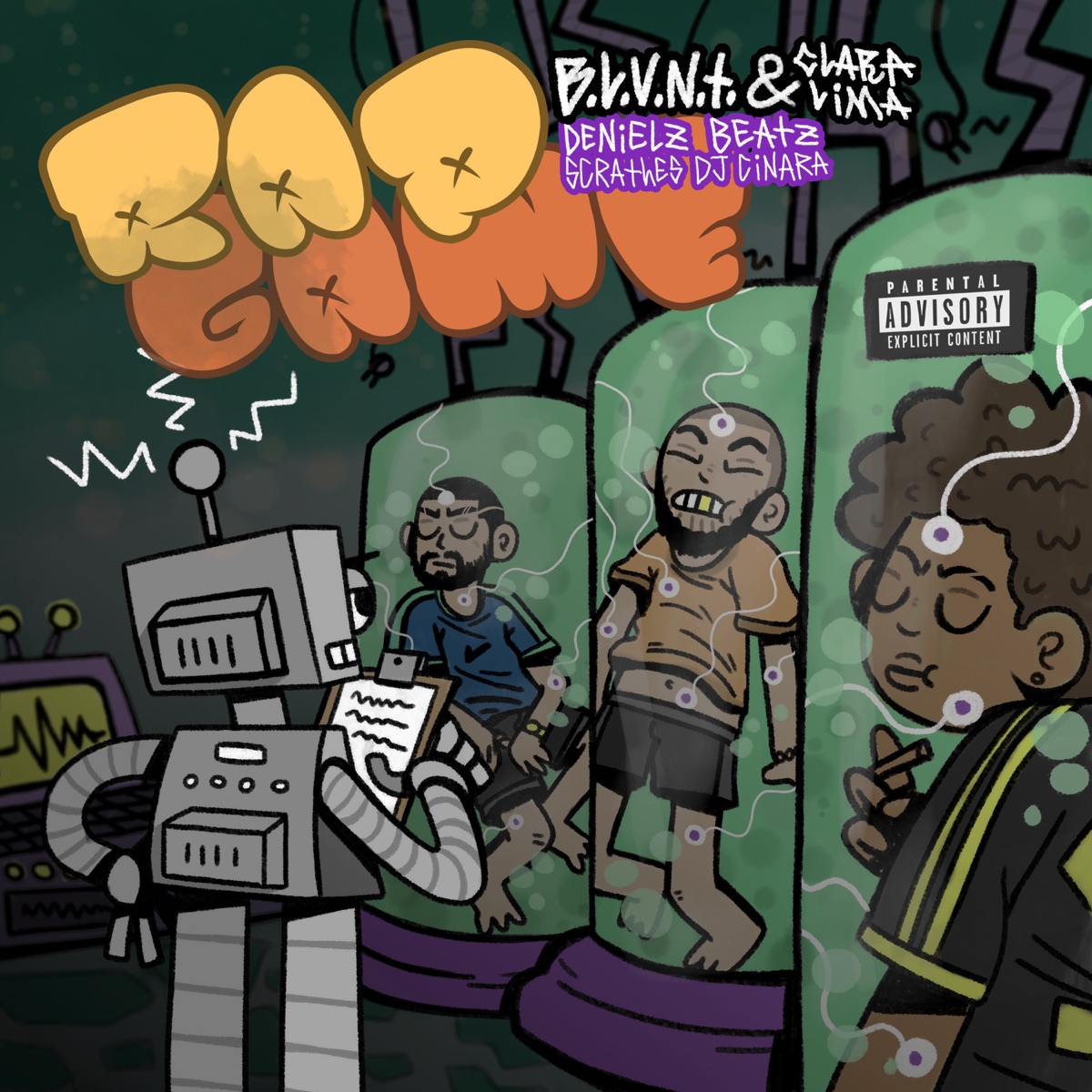 Rap Game (feat. CHVZ & Dj Cinara) - Single by B.L.U.N.T, Clara Lima & Denielz Beats album cover