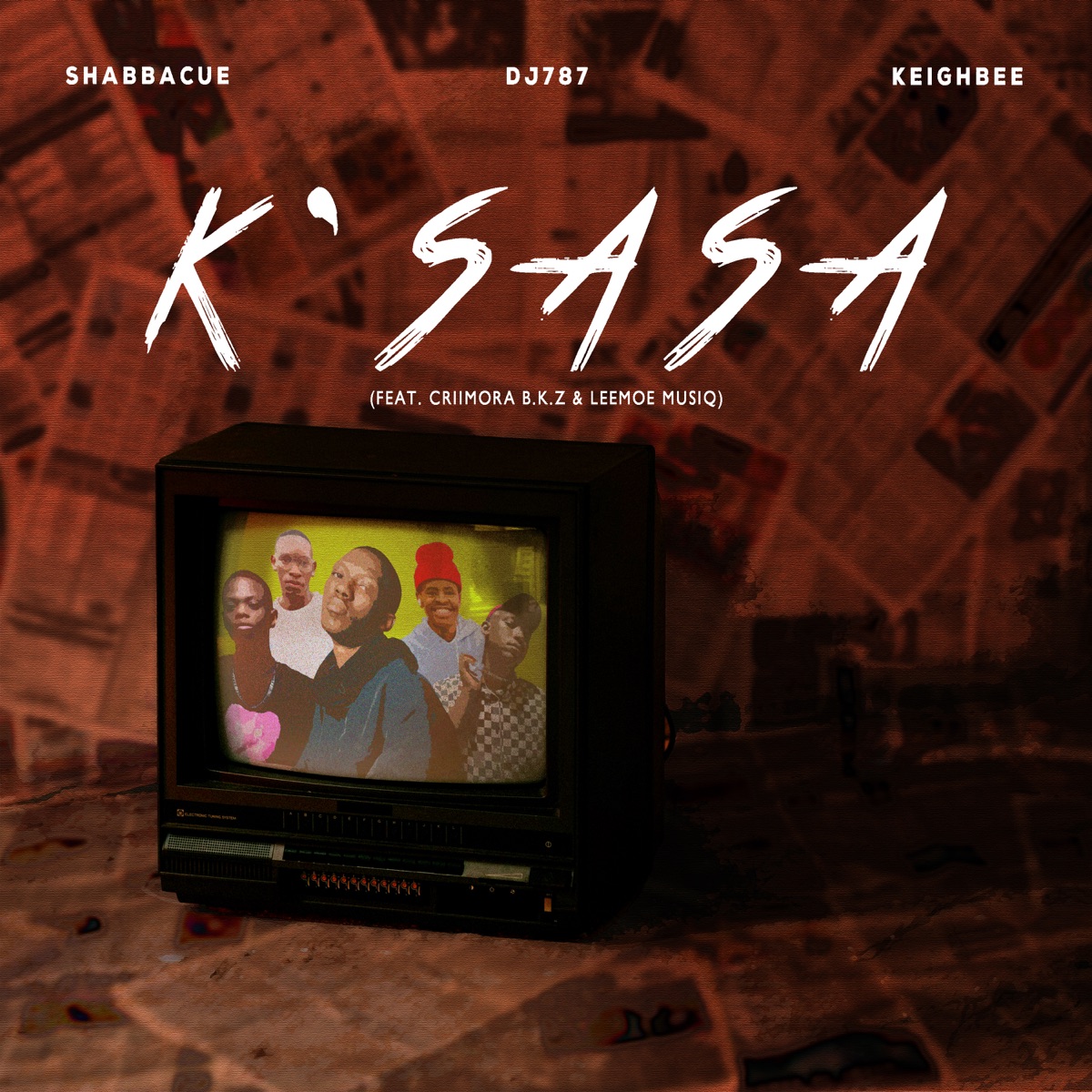 K'sasa (feat. Criimora b.k.z & Leemoe.musiq) - Single by Shabbacue, Dj 787 & Keighbee album cover