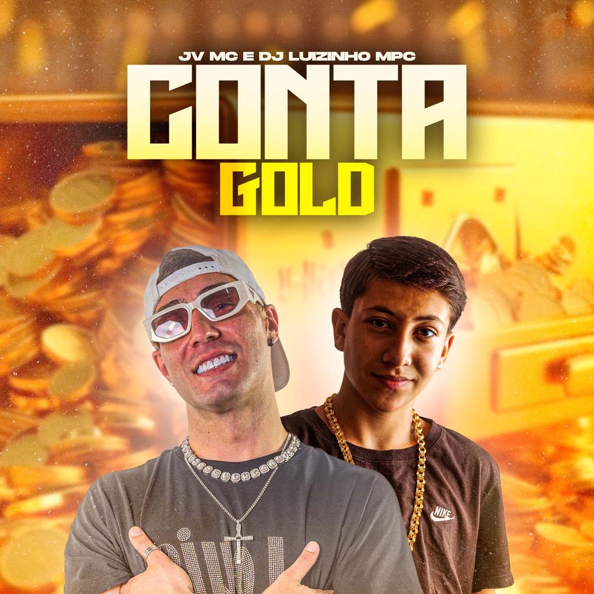 Conta Gold - Single by Dj Luizinho MPC & JV MC album cover