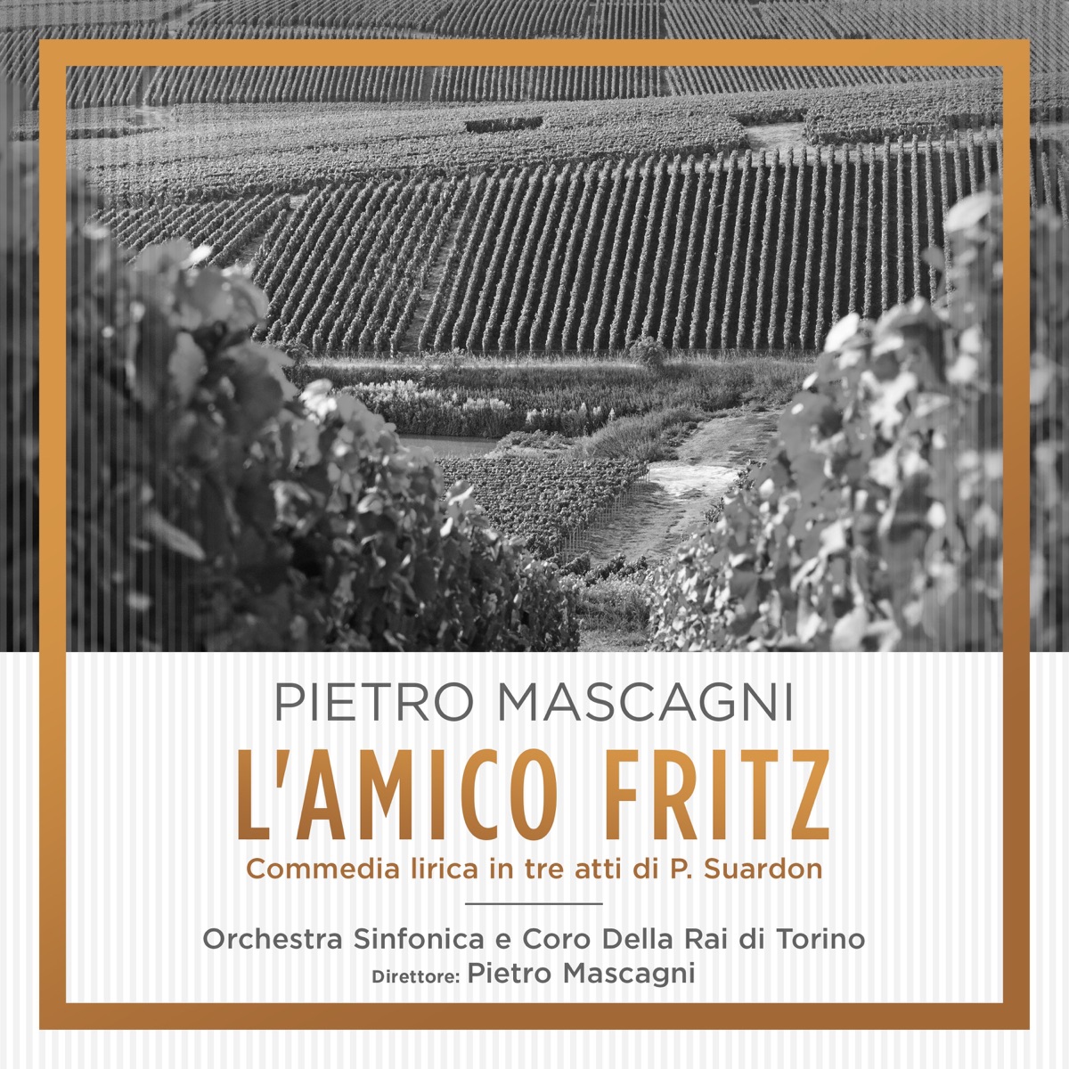 Mascagni: L'amico Fritz (1 Remastered Version) by Orchestra Sinfonica e Coro Della Rai di Torino, Pia Tassinari, Ferruccio Tagliavini, Amalia Pini, Saturno Meletti, Armando Giannotti & Pietro Mascagni album cover