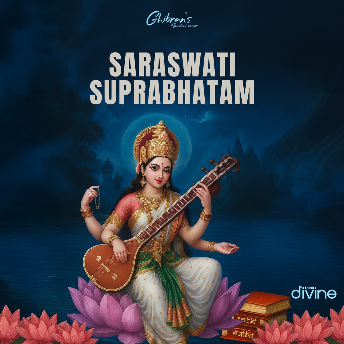Saraswati Suprabhatam (From "Ghibran's Spiritual Series") - EP by Ghibran & Sarath Santosh album cover