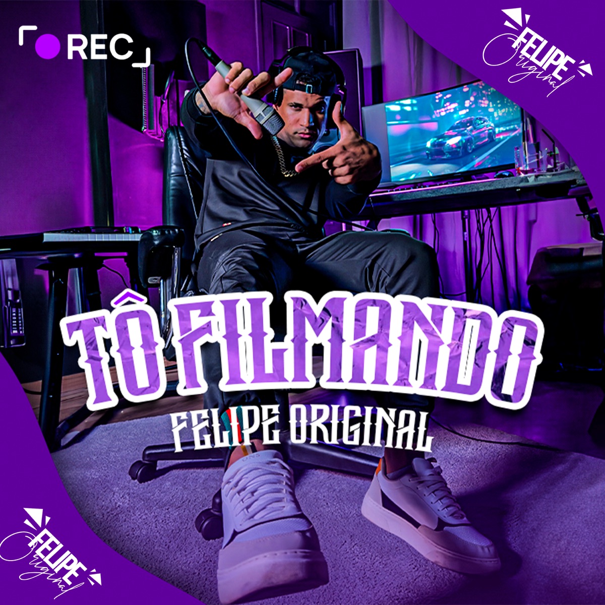 Tô Filmando - Single by Felipe Original album cover