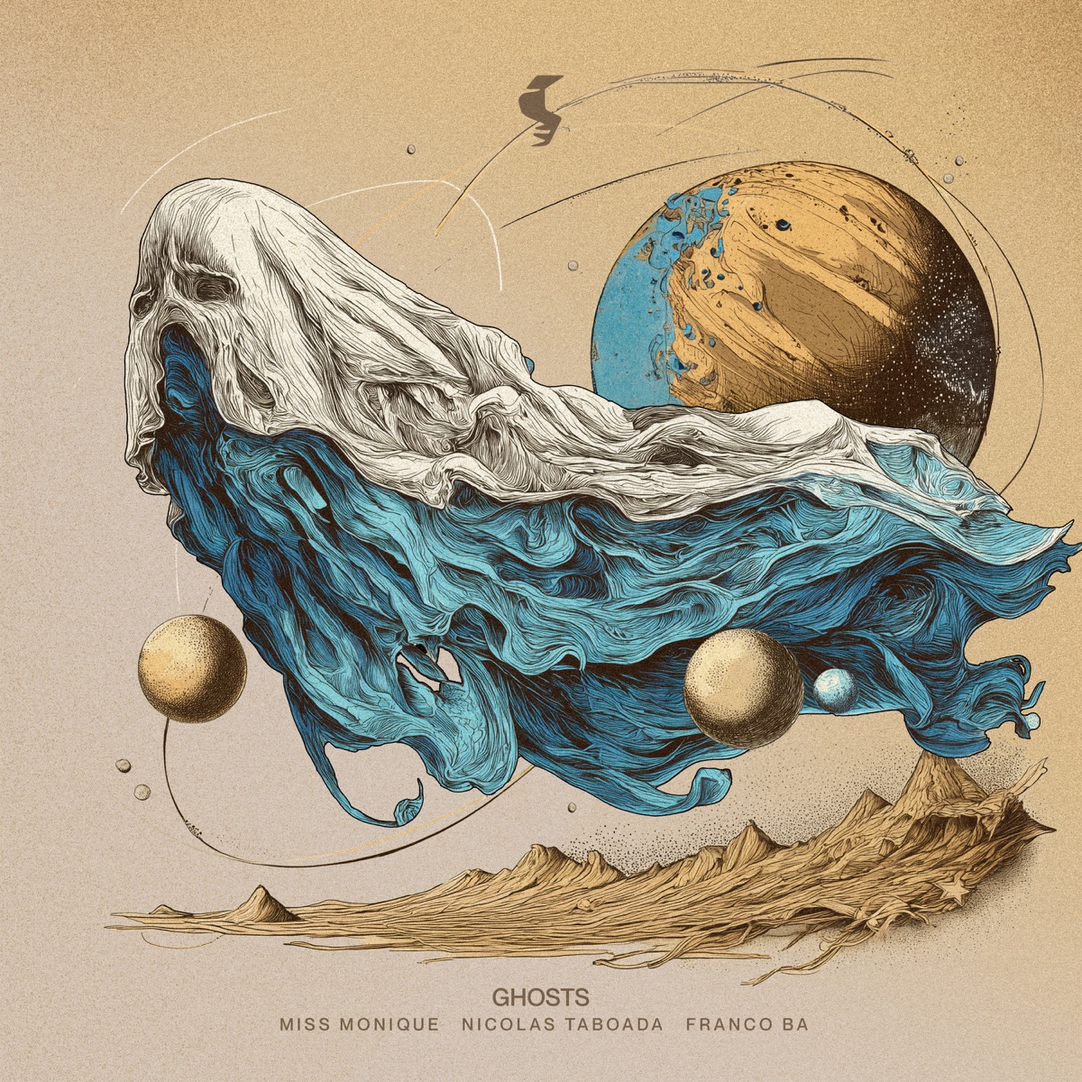 Ghosts (Extended Mix) - Single by Miss Monique, Nicolas Taboada & Franco BA album cover