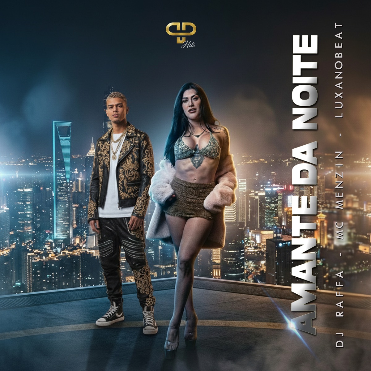 Amante da Noite - Single by Dj Raffa, Mc Menzin, LuxaNoBeat & PP Hits album cover