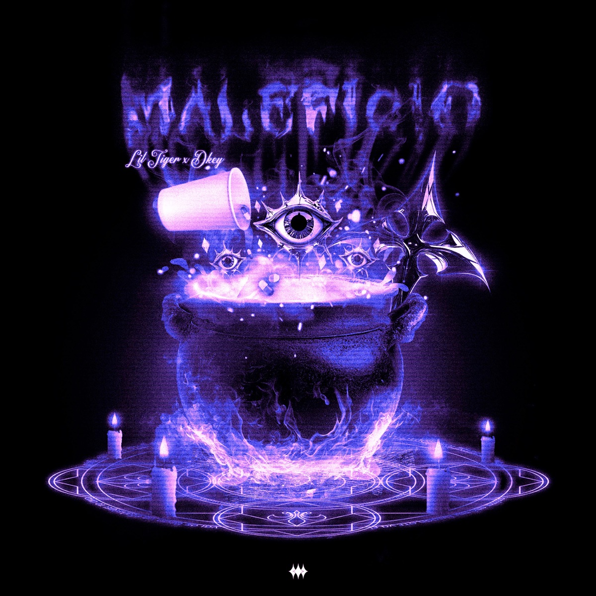 MALEFICIO (feat. Dkey) - Single by Lil Tiger album cover