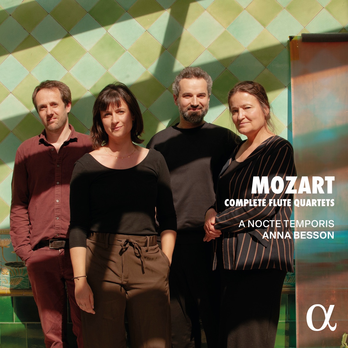 Mozart: Complete Flute Quartets by Anna Besson & A Nocte Temporis album cover