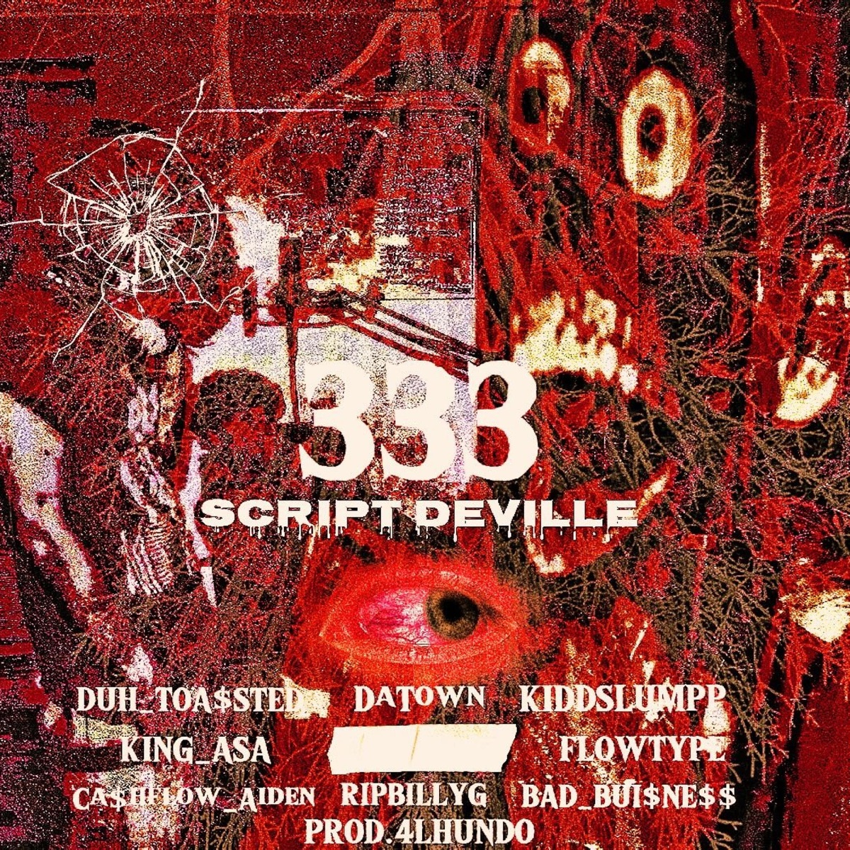 DROPPING AT MIDNIGHT - Single by Script DeVille album cover