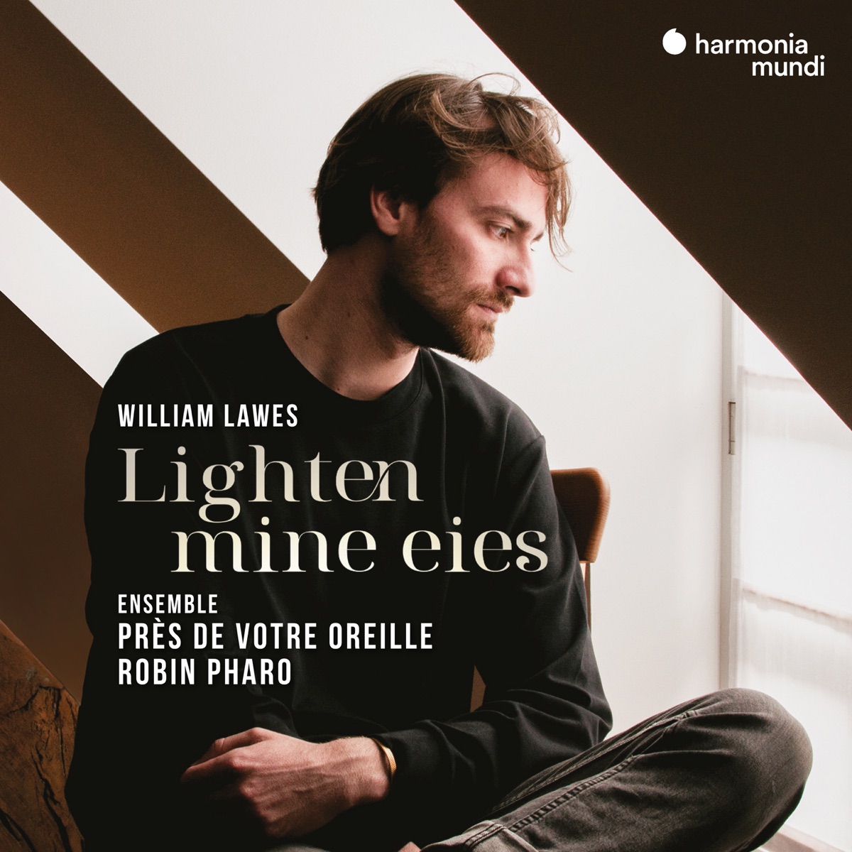 William Lawes: Lighten mine eies by Robin Pharo & Ensemble Près de votre oreille album cover