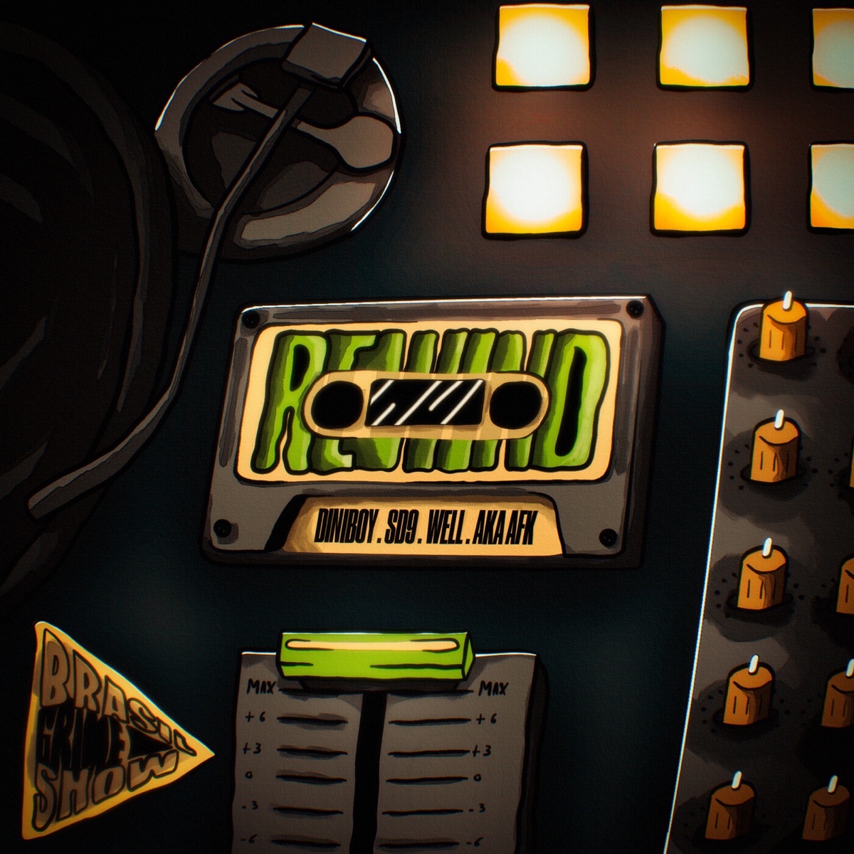 REWIND (feat. SD9, AKA AFK & Well) - Single by diniBoy album cover