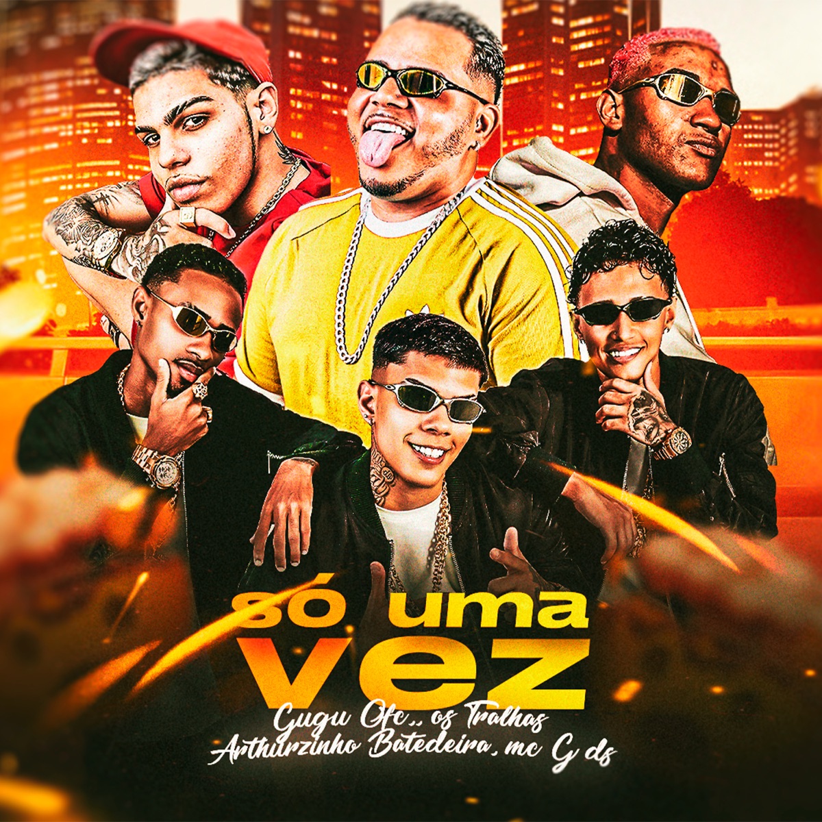 Só uma Vez (feat. MC G DS) - Single by Gugu Ofc, Os Tralhas & Arthurzinho Batedeira album cover