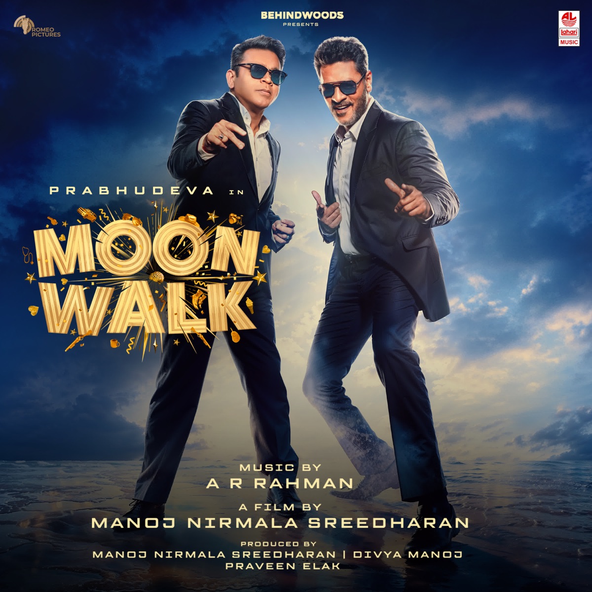 Moonwalk (Original Motion Picture Soundtrack) - EP by A.R. Rahman, Arivu, Vignesh Ramakrishna, Double J The Rapper, Vishnu Edavan, Vivek & Sathyan Ilanko album cover