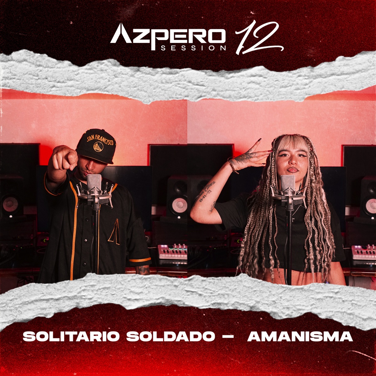 Azpero Session 12 - Single by Azpero Session, AMANISMA & Solitario Soldado album cover