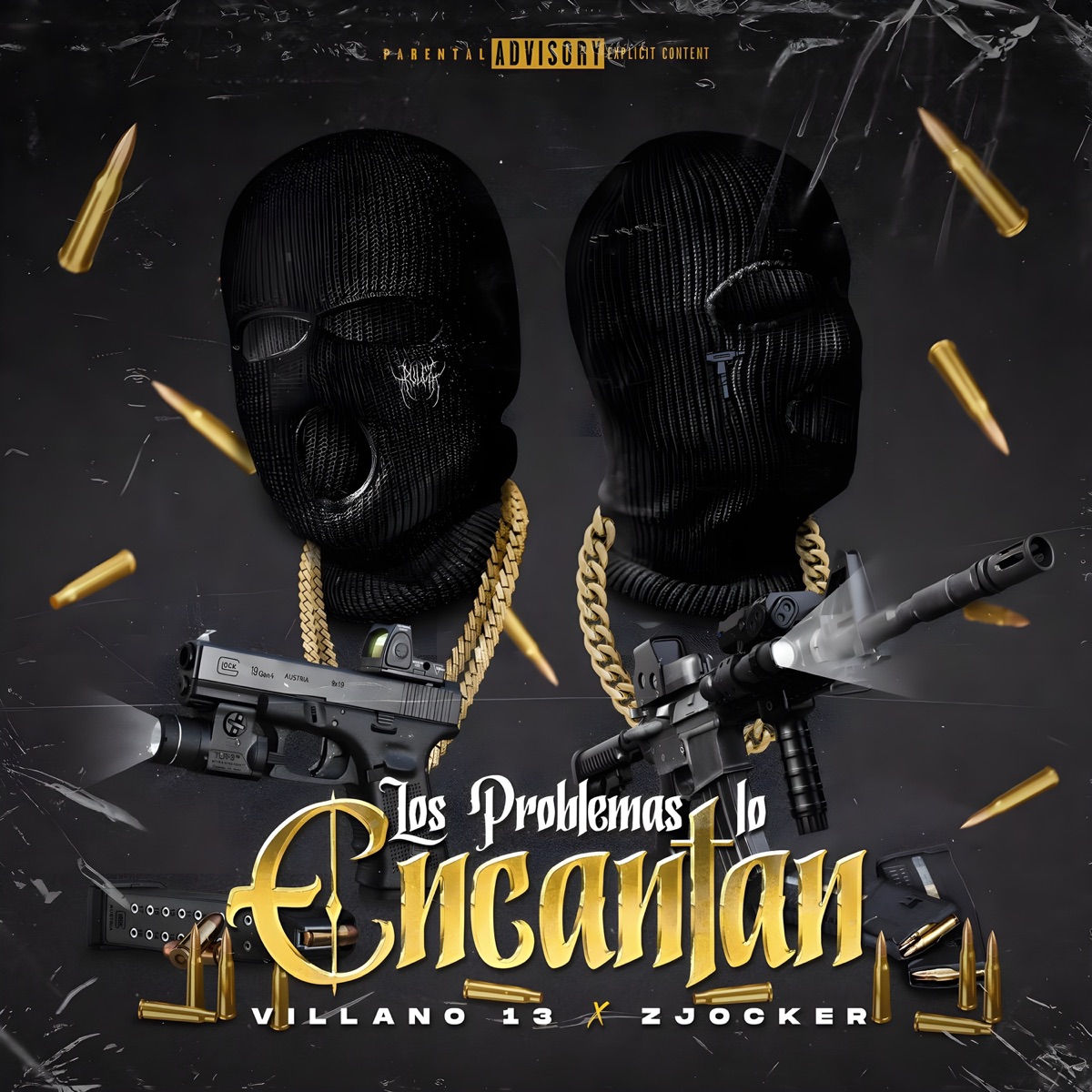 Los Problemas Lo Encantan - Single by Villano 13 & Z Jocker album cover