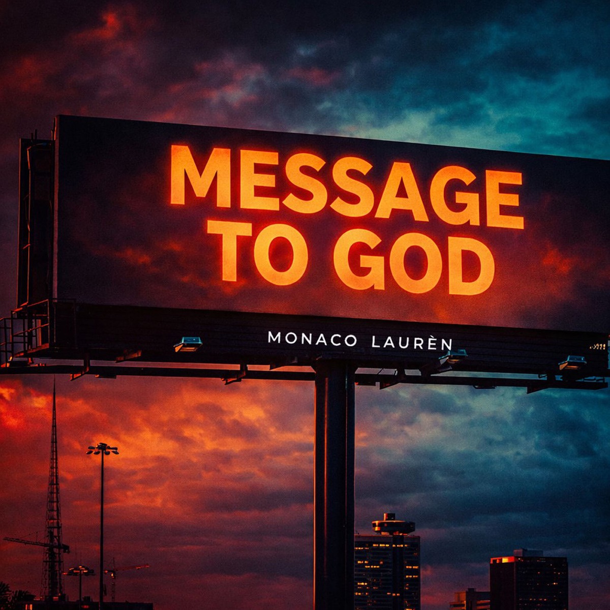 Message to God - Single by Monaco Lauren album cover