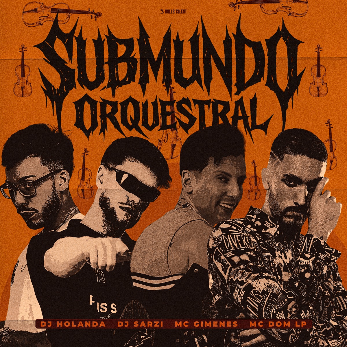 SUBMUNDO ORQUESTRAL - Single by DJ Holanda, DJ SARZI, MC Gimenes & MC Dom Lp album cover