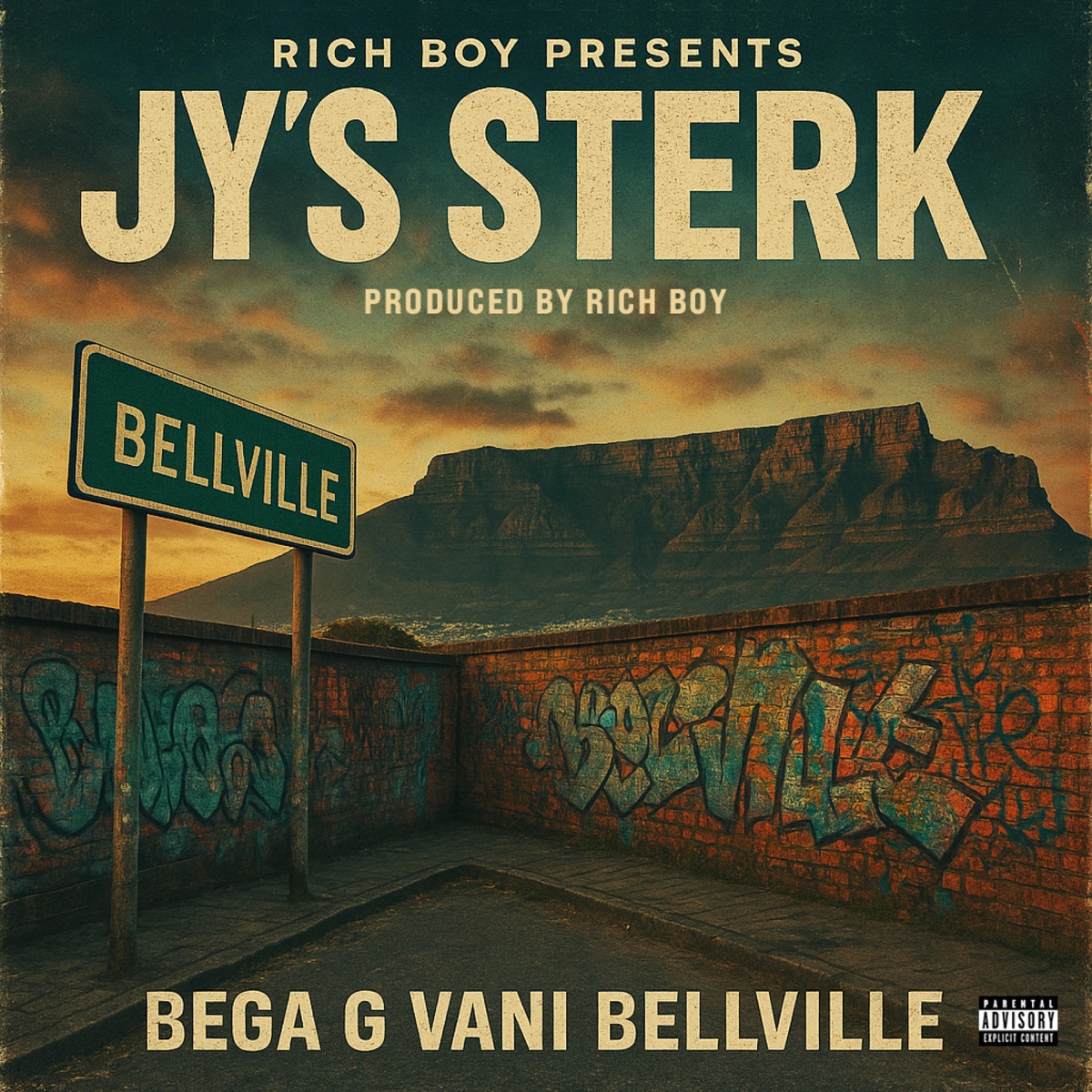 Jy's Sterk (feat. Bega G Vani Bellville) - Single by Rich Boy Clothing® Presents: album cover