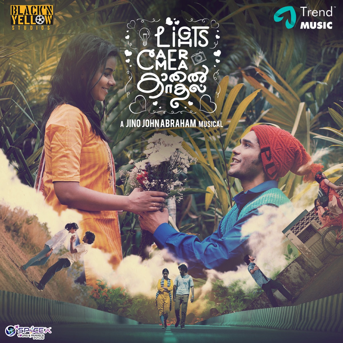 Lights Camera Kaadhal - Single by Evugin Emmanuel & Megha Josekutty album cover