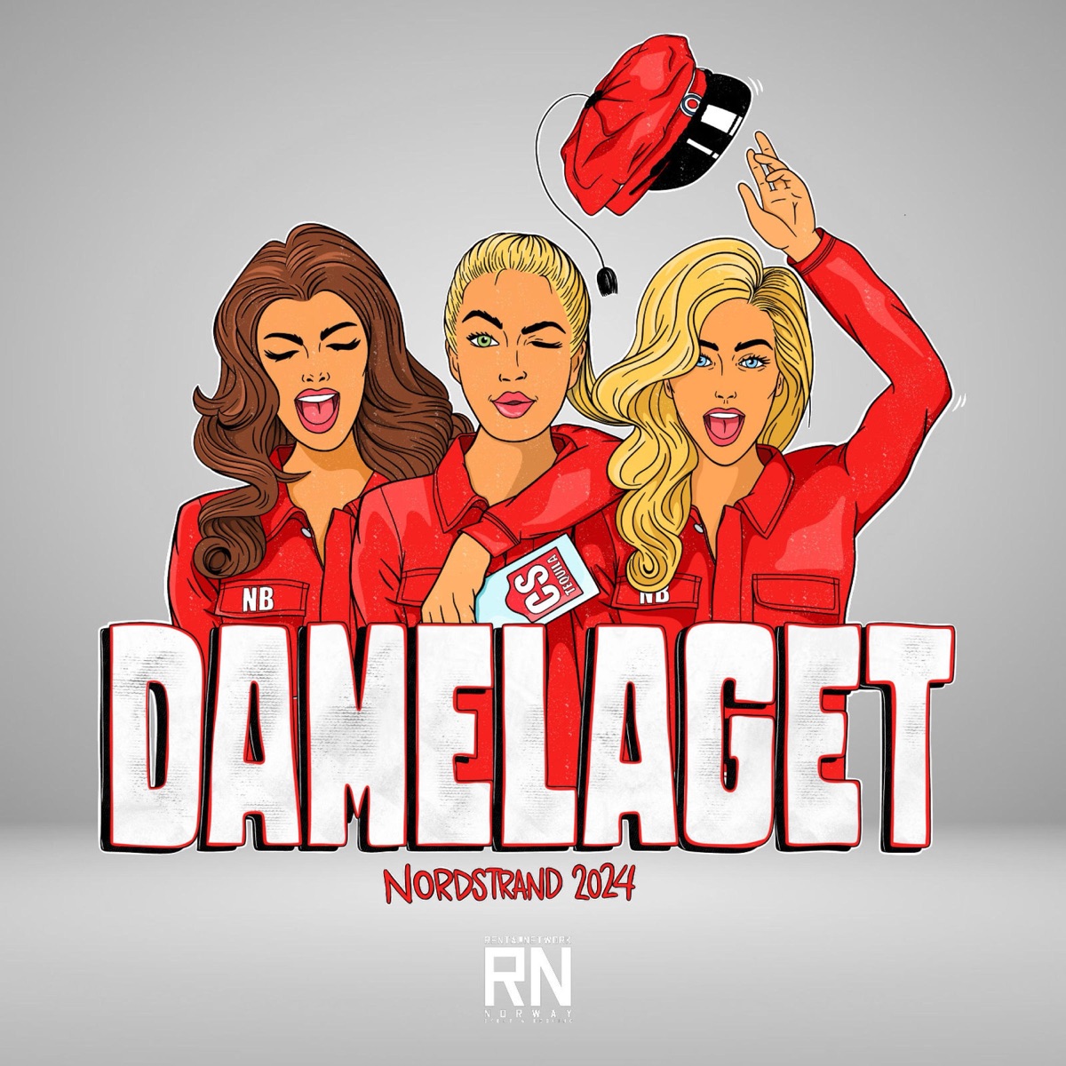 Damelaget 2024 - Single by HENK & Hilnigger album cover