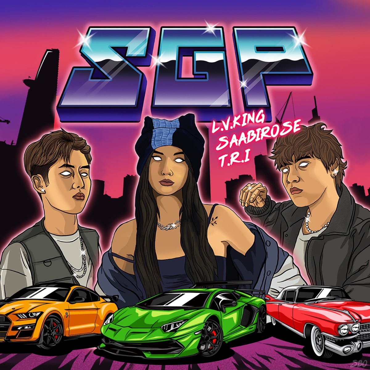Sgp - Single by Saabirose, T.R.I & LV King album cover