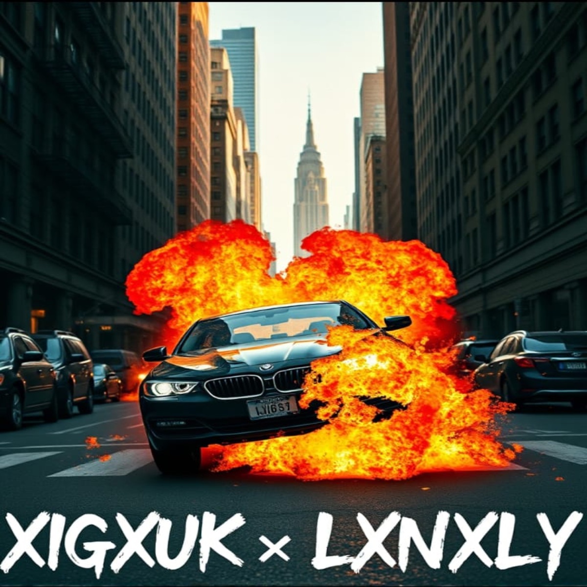 Fire Insanity - Single by XIGXUK & LXNXLY album cover