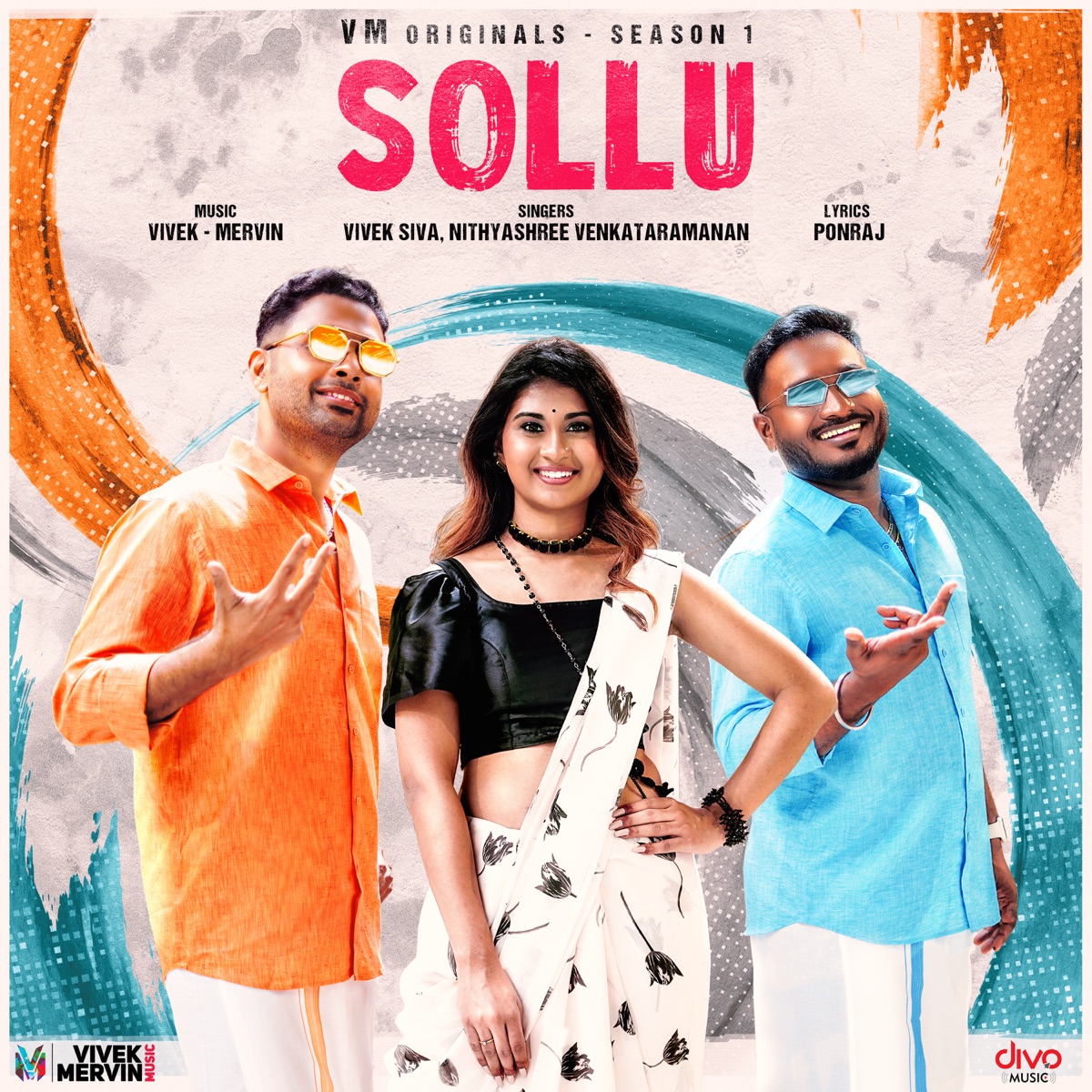 Sollu (From "VM ORIGINALS - Season 1") - Single by Vivek - Mervin, Vivek Siva & Nithyashree Venkataramanan album cover