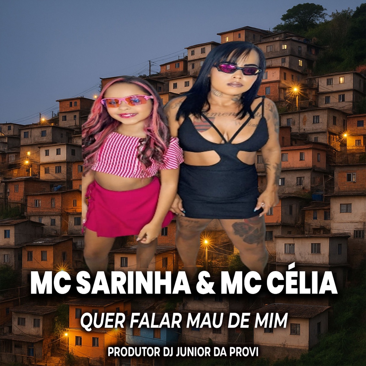 Quer Falar Mau de Mim - Single by DJ JUNIOR DA PROVI, Mc Celia & Mc Sarinha album cover