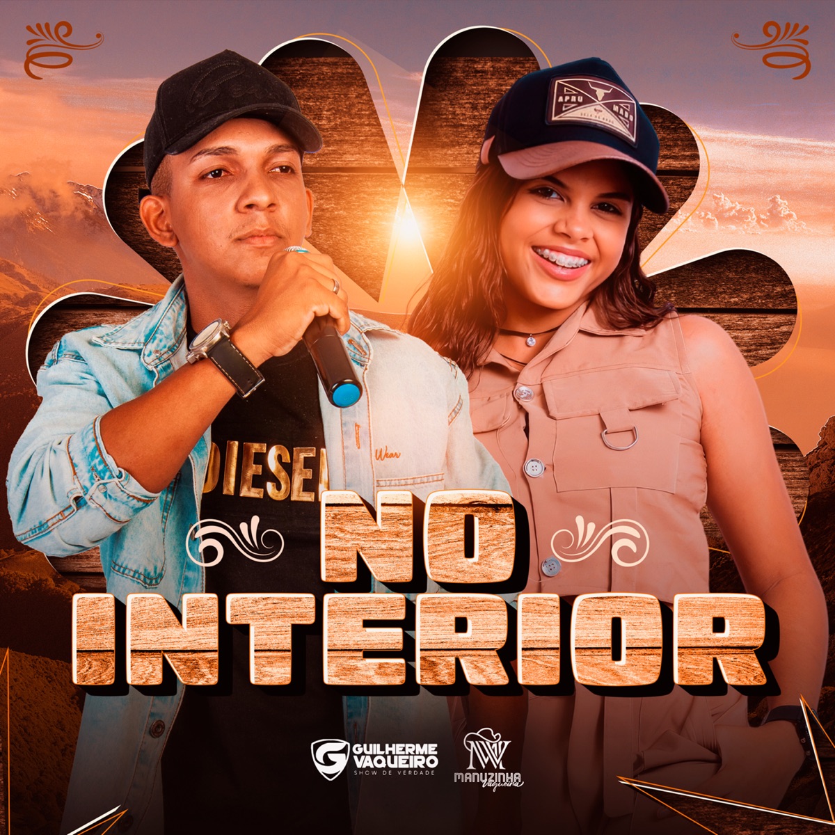 No Interior - Single by Guilherme Vaqueiro & Manuzinha Vaqueira album cover