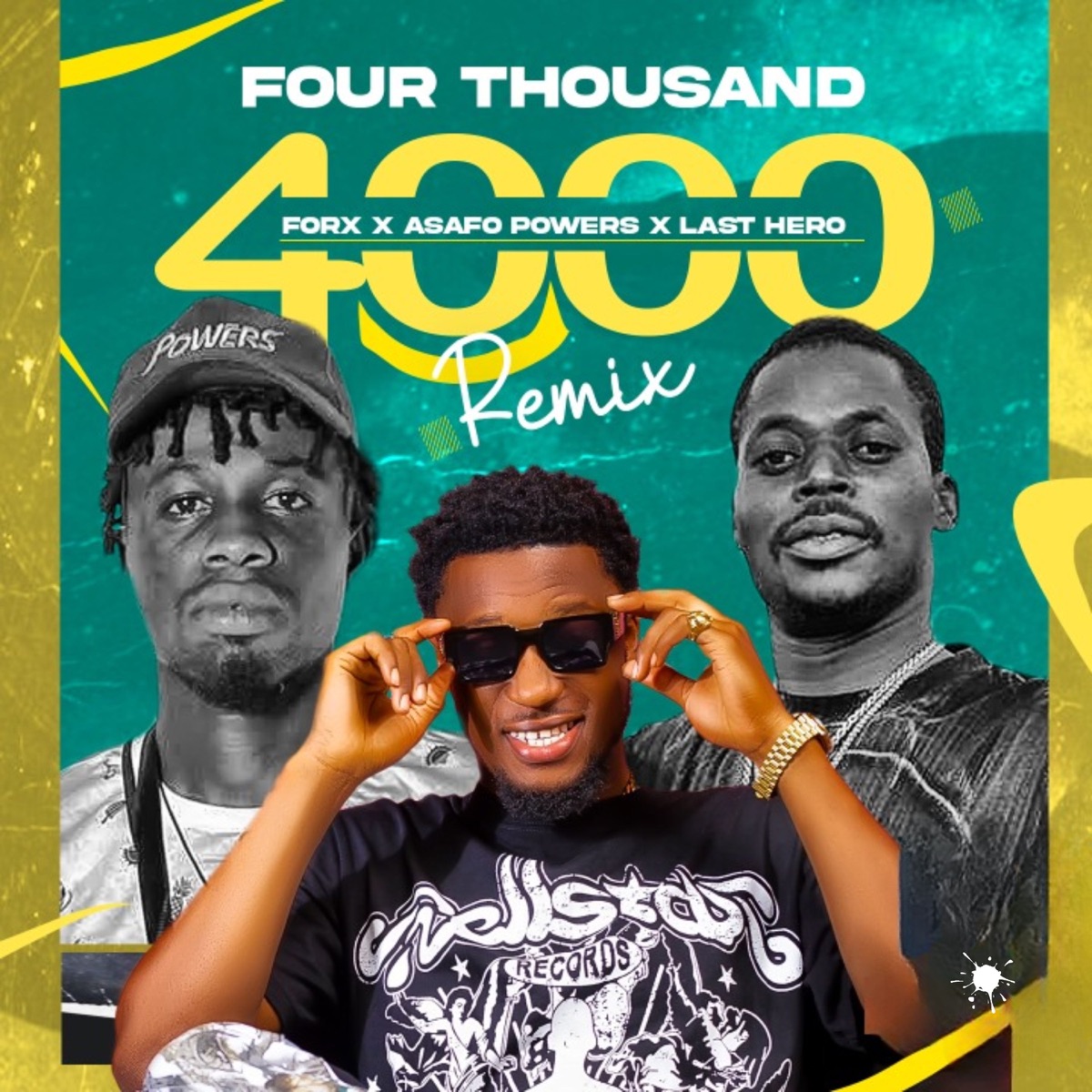 FOUR THOUSAND(4000) Remix [feat. Last Hero] - Single by Forx, Kraxy Beatz & Asafo Powers album cover