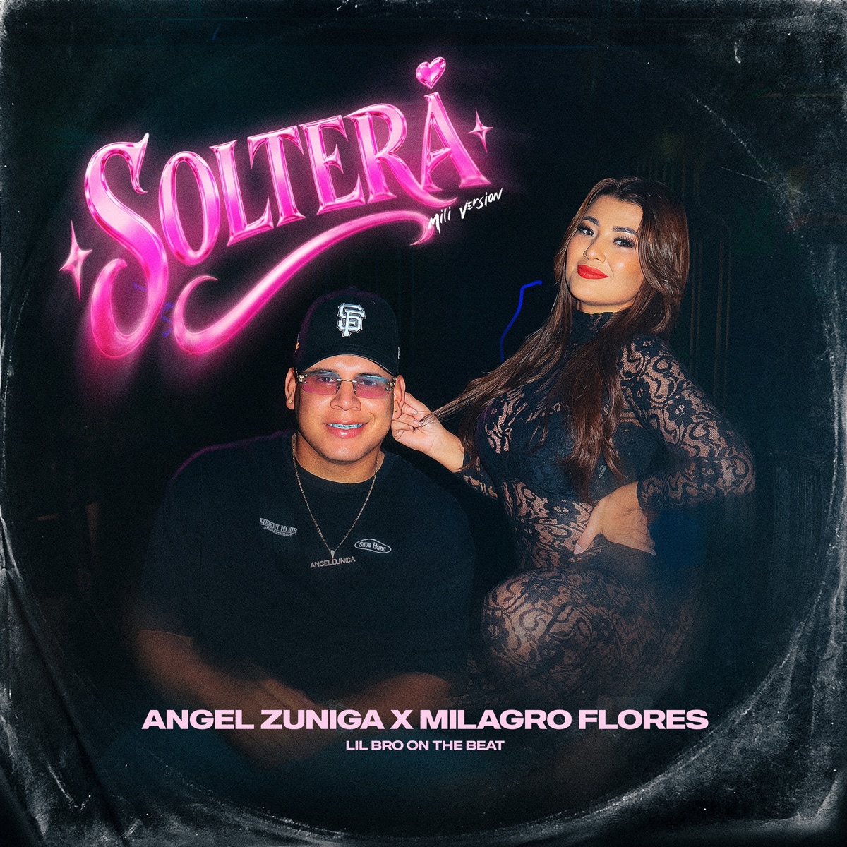 SOLTERA MILI VERSION - Single by Angel Zuniga, Milagro Flores & Lil Bro on the Beat album cover