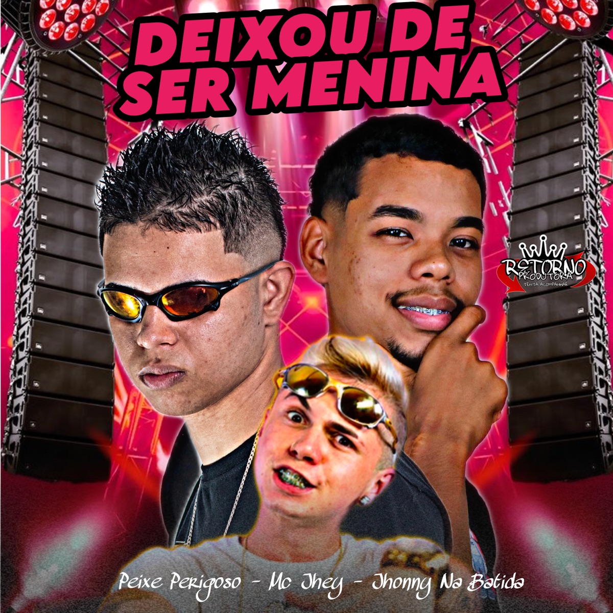 Deixou de Ser Menina - Single by Jhonny Na Batida, Peixe Perigoso & Mc Jhey album cover