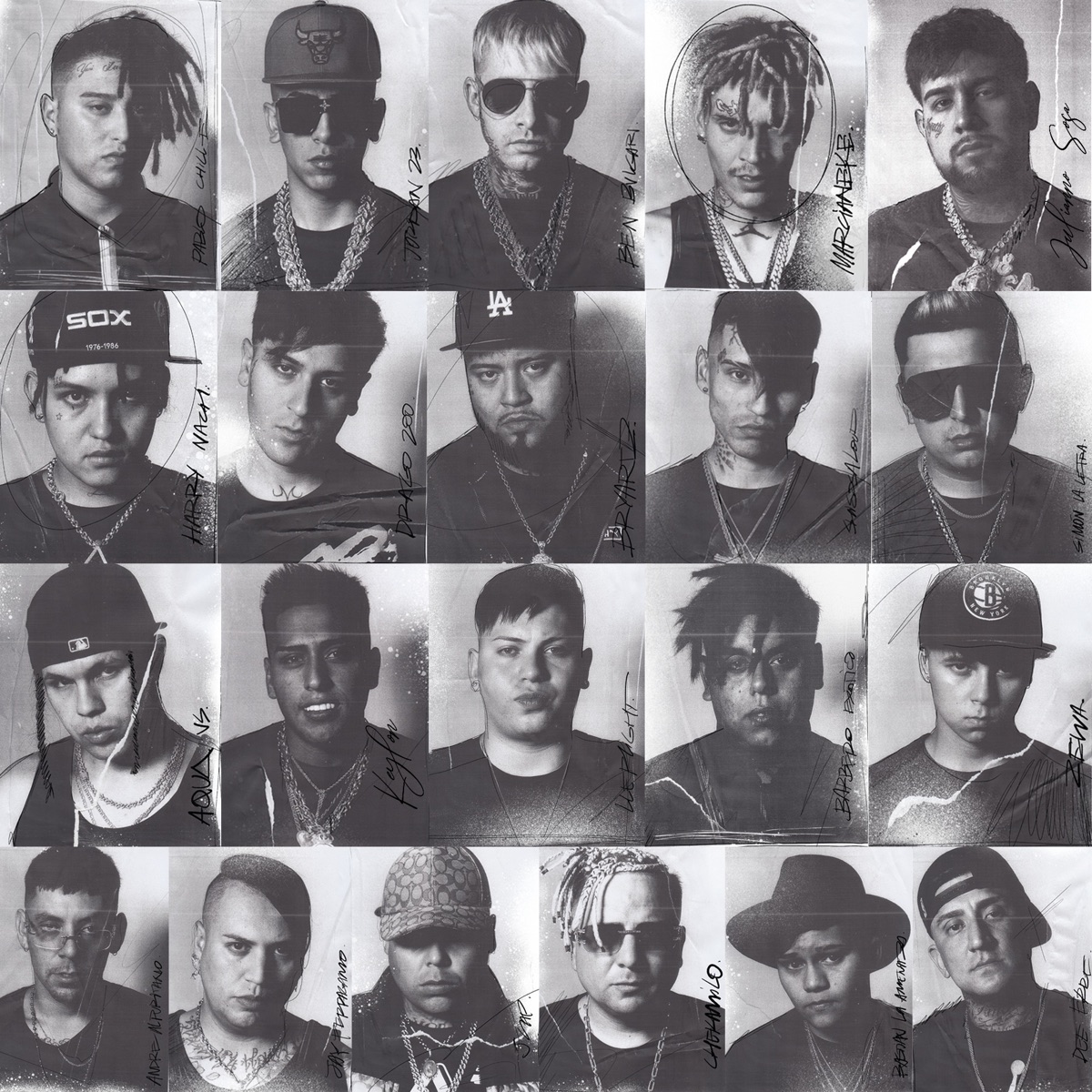Los Shishi (feat. Julianno Sosa, Marcianeke, Harry Nach, Bryartz, Lleflight, Aqua VS, Drago200, Simon la Letra, Shisosaloud, Zewa, Keylon, Barbero Exótico, Andre Alpuritano, J Cap, Bastian La Amenaza, Jay Ferragamo & EL VALLE DE LOS REYES) - Single by Ben Bulgari, Pablo Chill-E & El Jordan 23 album cover
