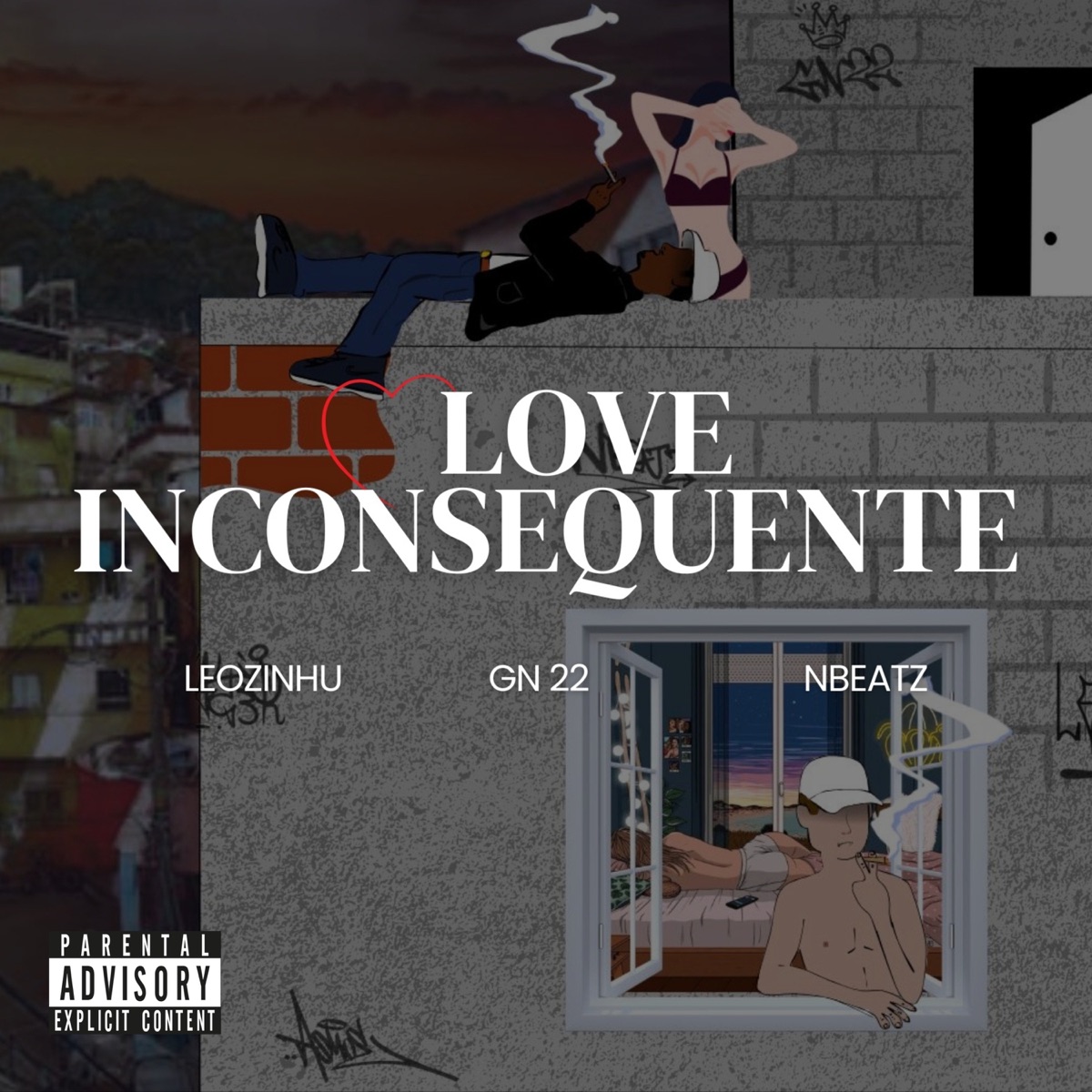 Love Inconsequente - Single by Leozinhu, Nbeatz & Mc Gn22 album cover