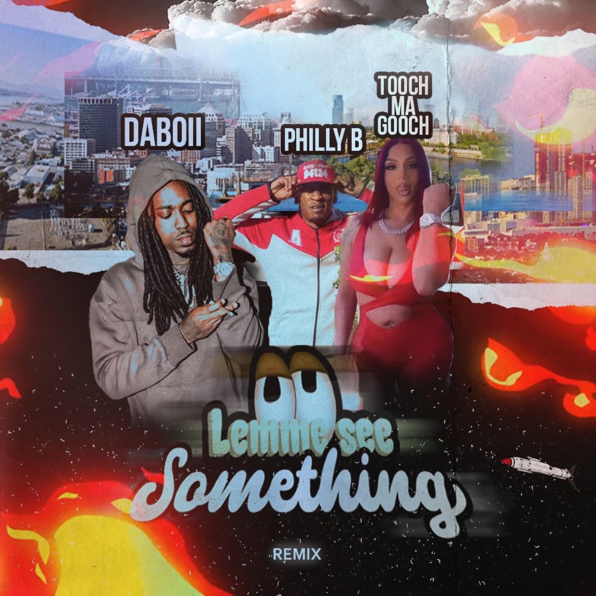 Lemme see something (feat. DaBoii & Tooch MaGooch) [Remix] - Single by Frisco phillyb album cover