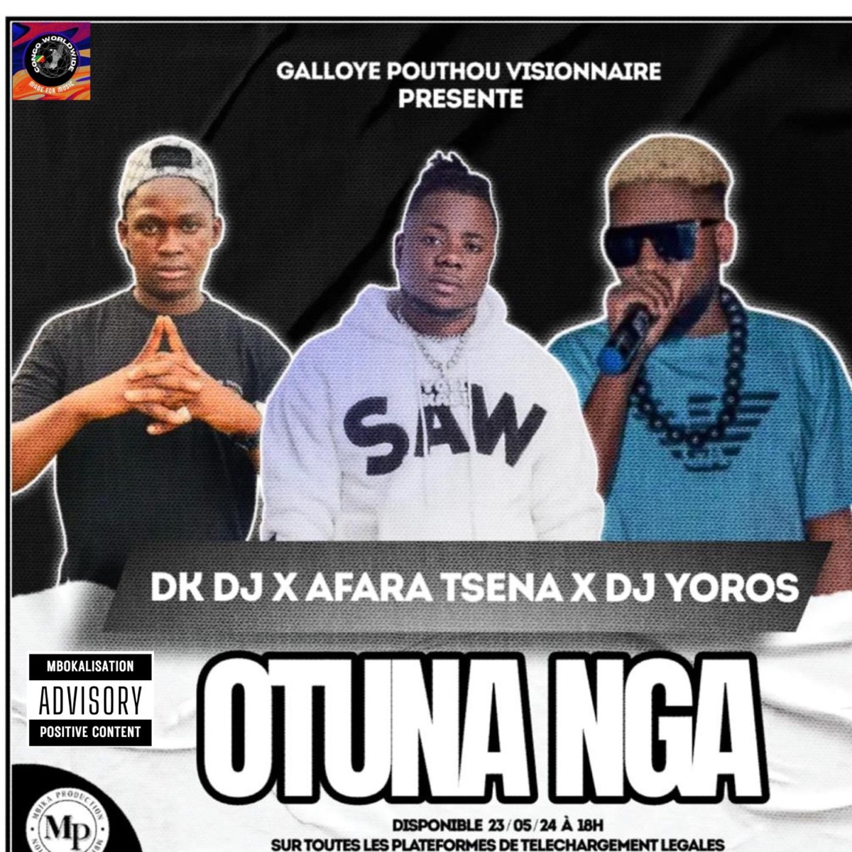 O TUNA NGA (feat. AFARA TSENA, DK DJ & YOROS DJ) - Single by CWW MUSIC album cover