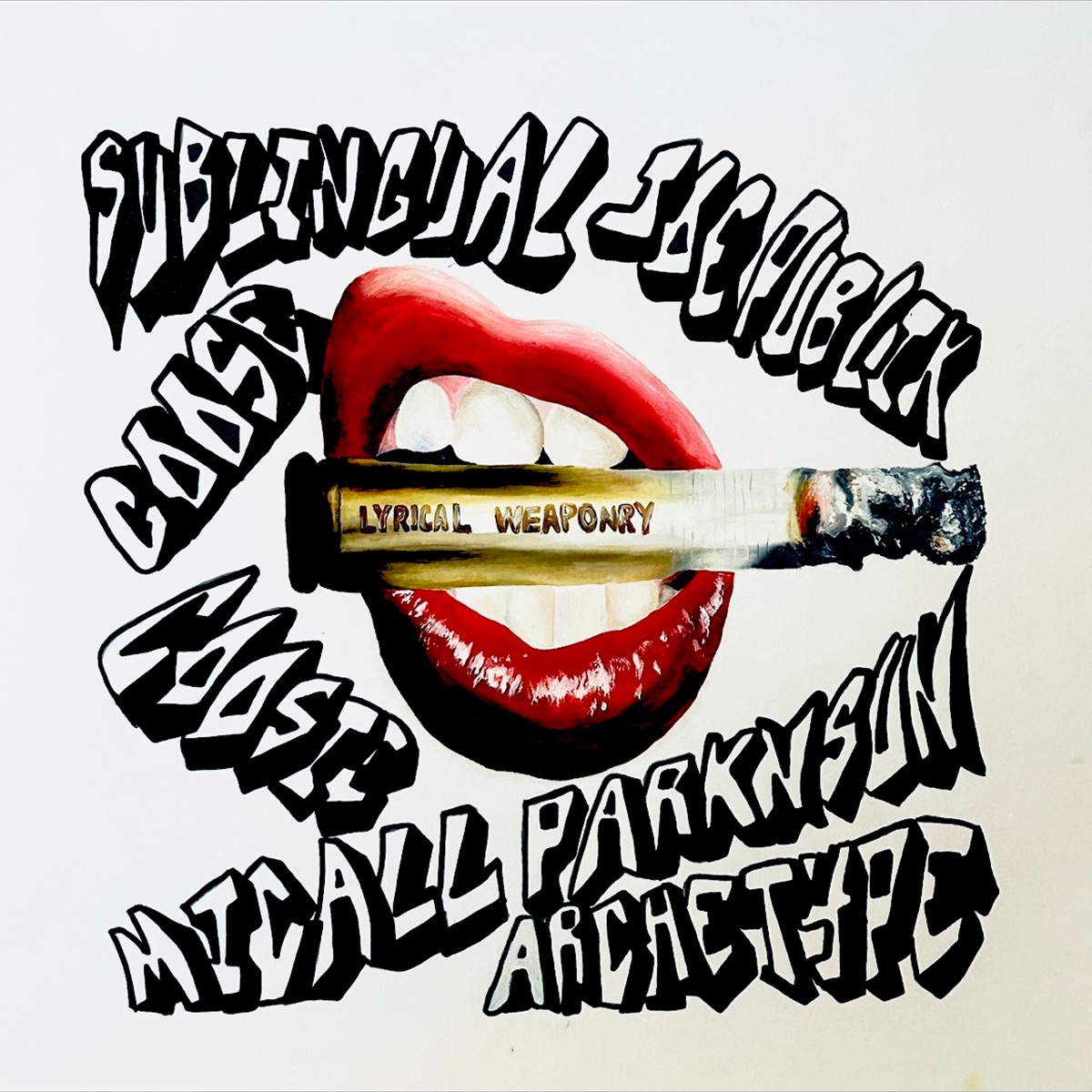 Lyrical Weaponry (feat. Coosie, G00SE, Archetype & Micall Parknsun) - Single by Joe Publik & Sublingual album cover