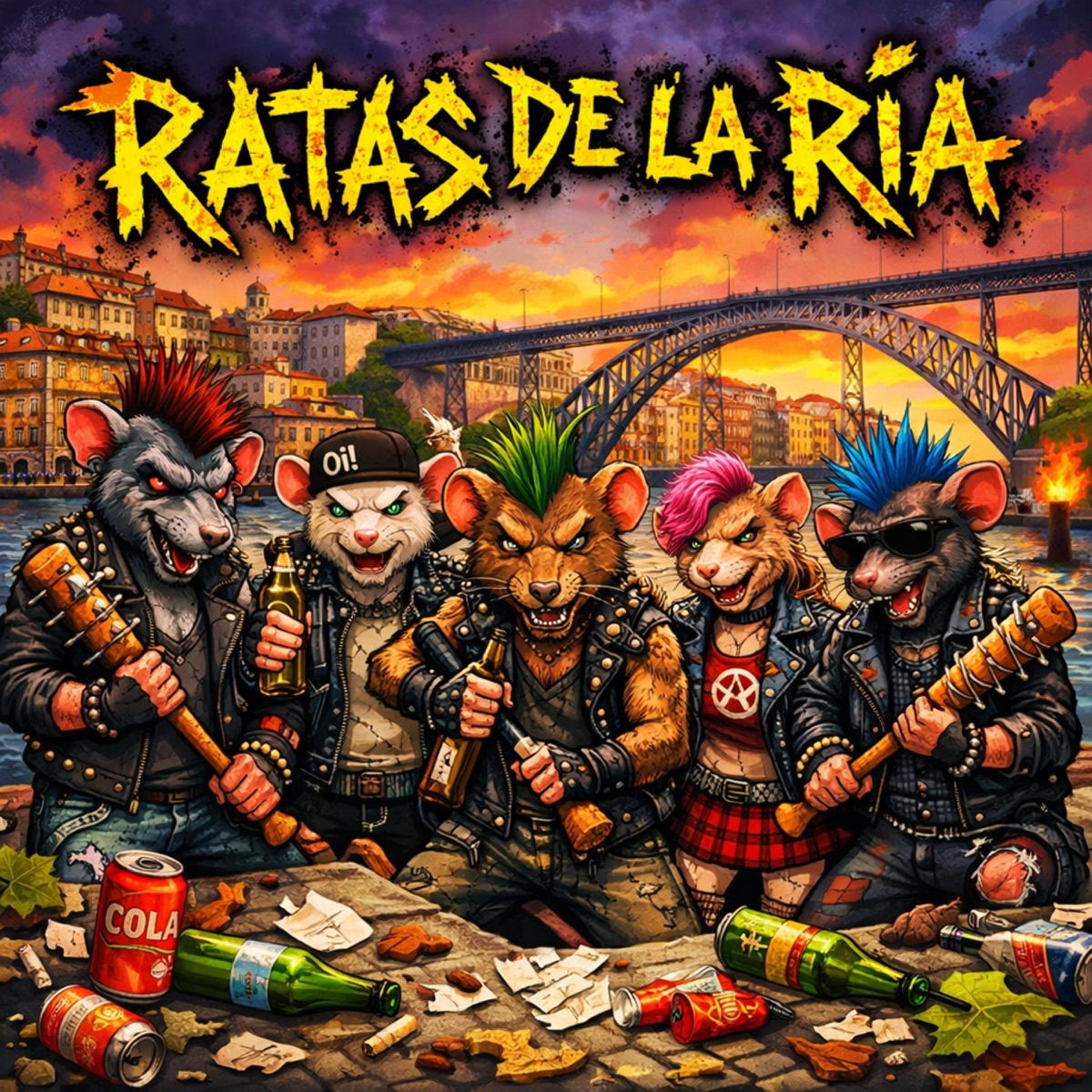No puedo esperar la revolución (feat. Rocko Oi! Se Arma & Terra Stercore) - Single by Migrata Sudaka album cover