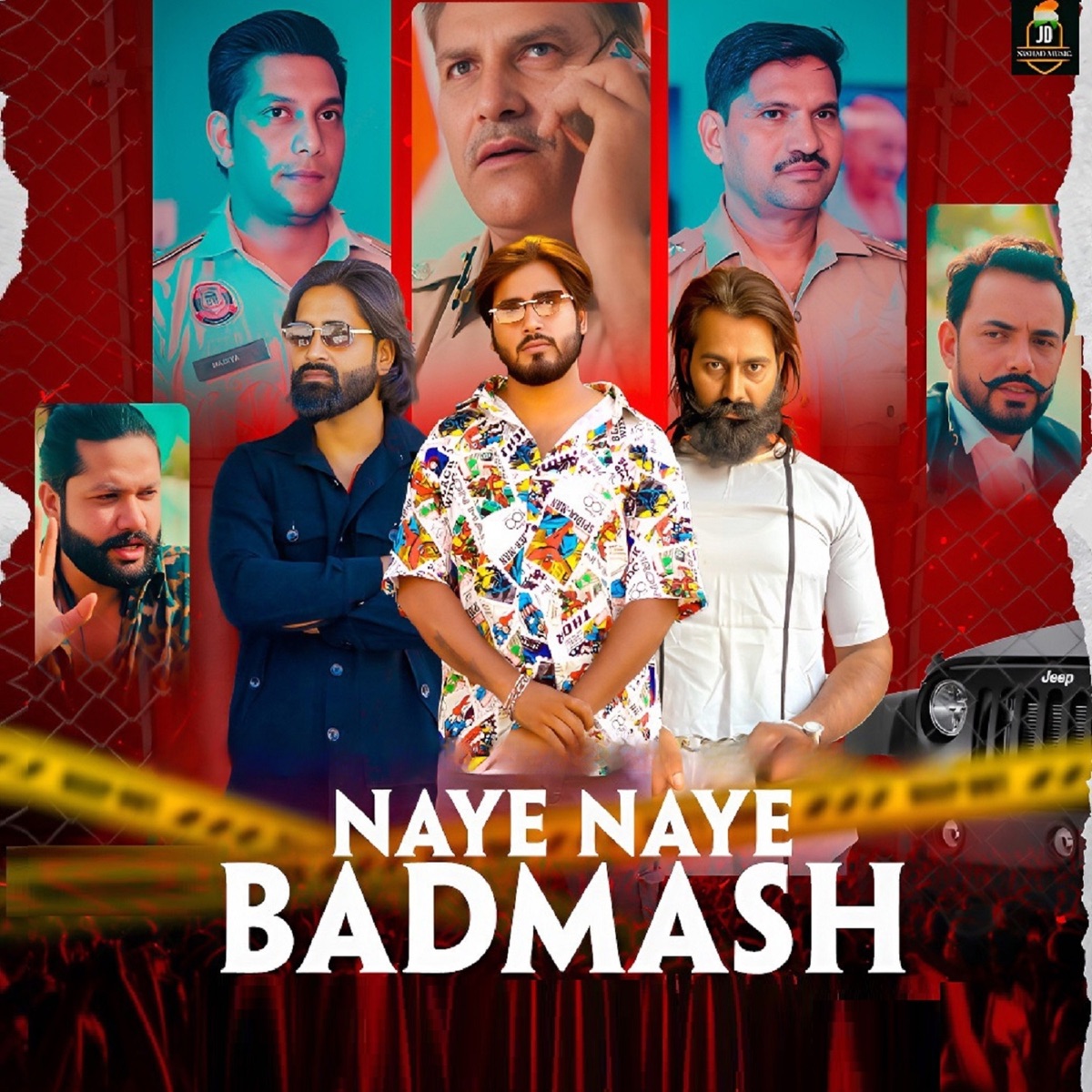 Naye Naye Badmash (feat. Vinay Ameriya) - Single by Deepak Nishad & Harender Nagar album cover