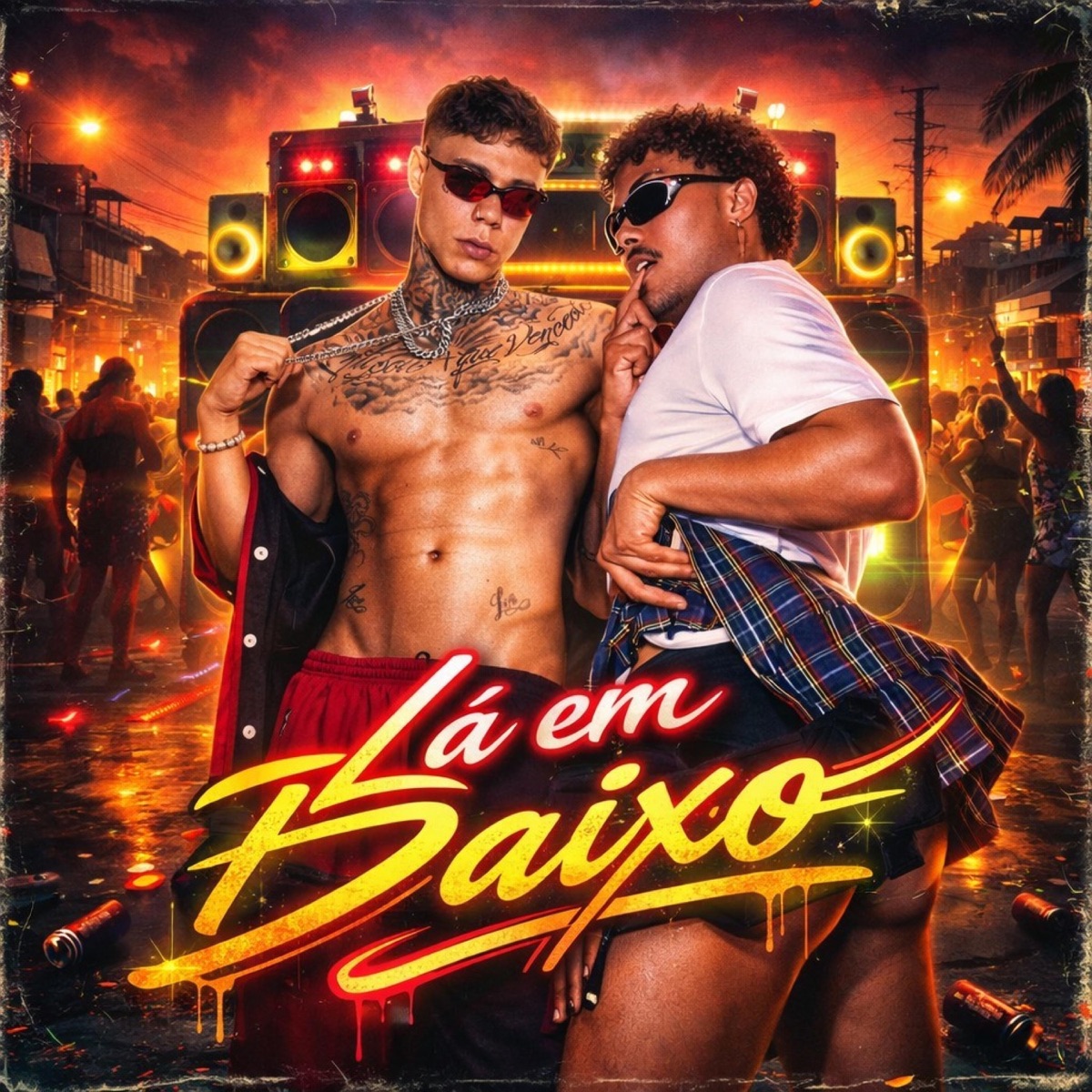 LÁ EMBAIXO - Single by Jonas kaik & Malharo album cover