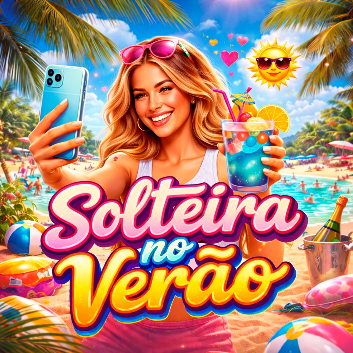 Solteira no Verão - Single by Teko Bolado & Dj Kastro album cover