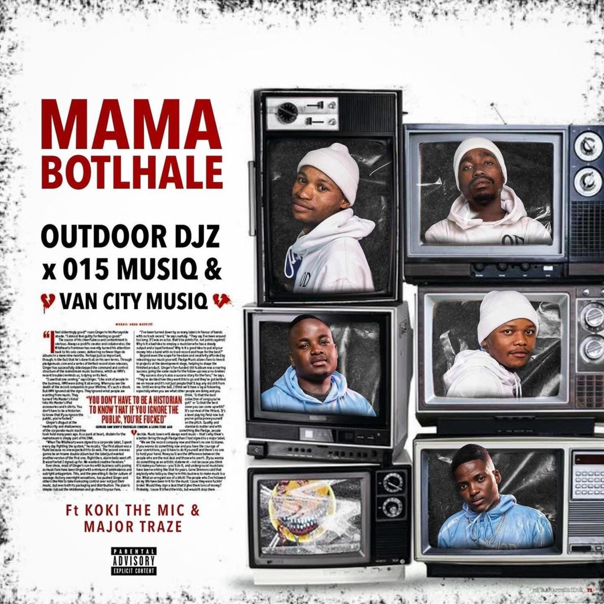 Mama Botlhale (feat. Koki The Mic & Major Traze) - Single by Outdoor DJz, 015 MusiQ & Van City MusiQ album cover